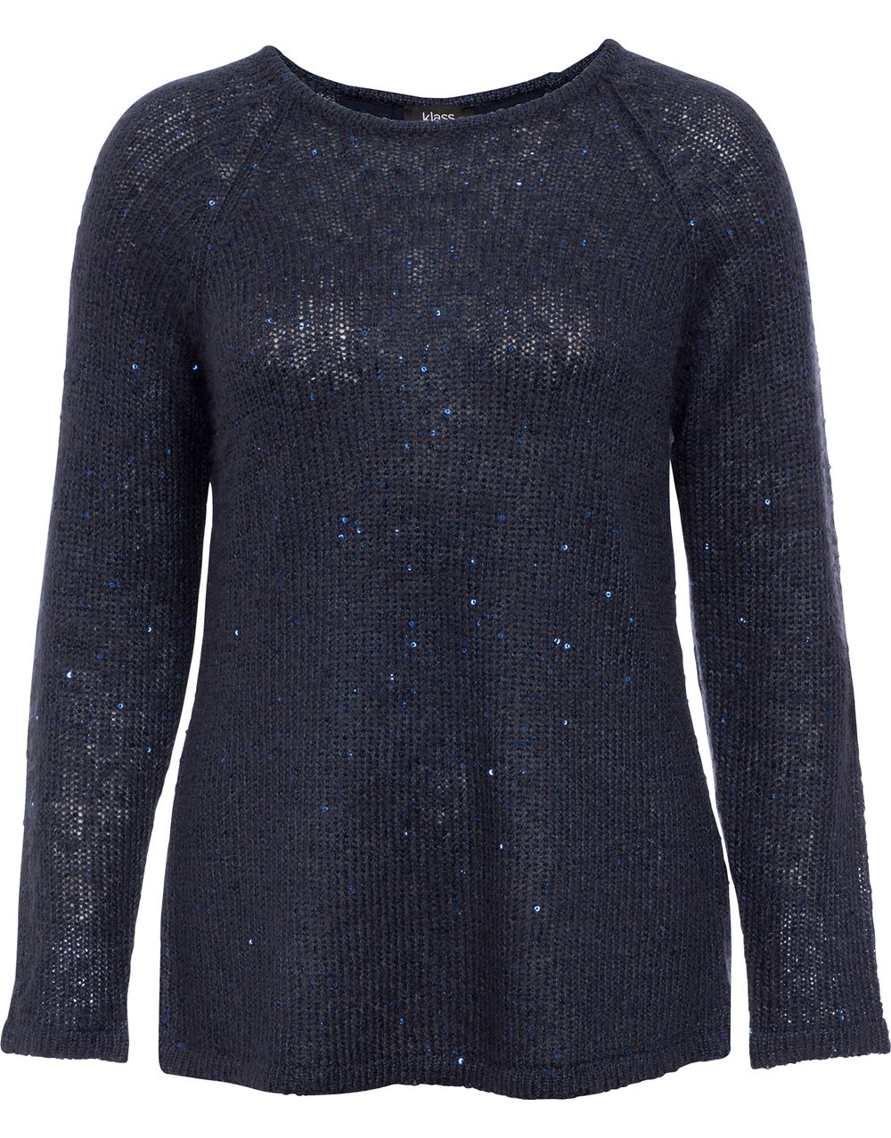 Long Sleeve Sequin Knit Top