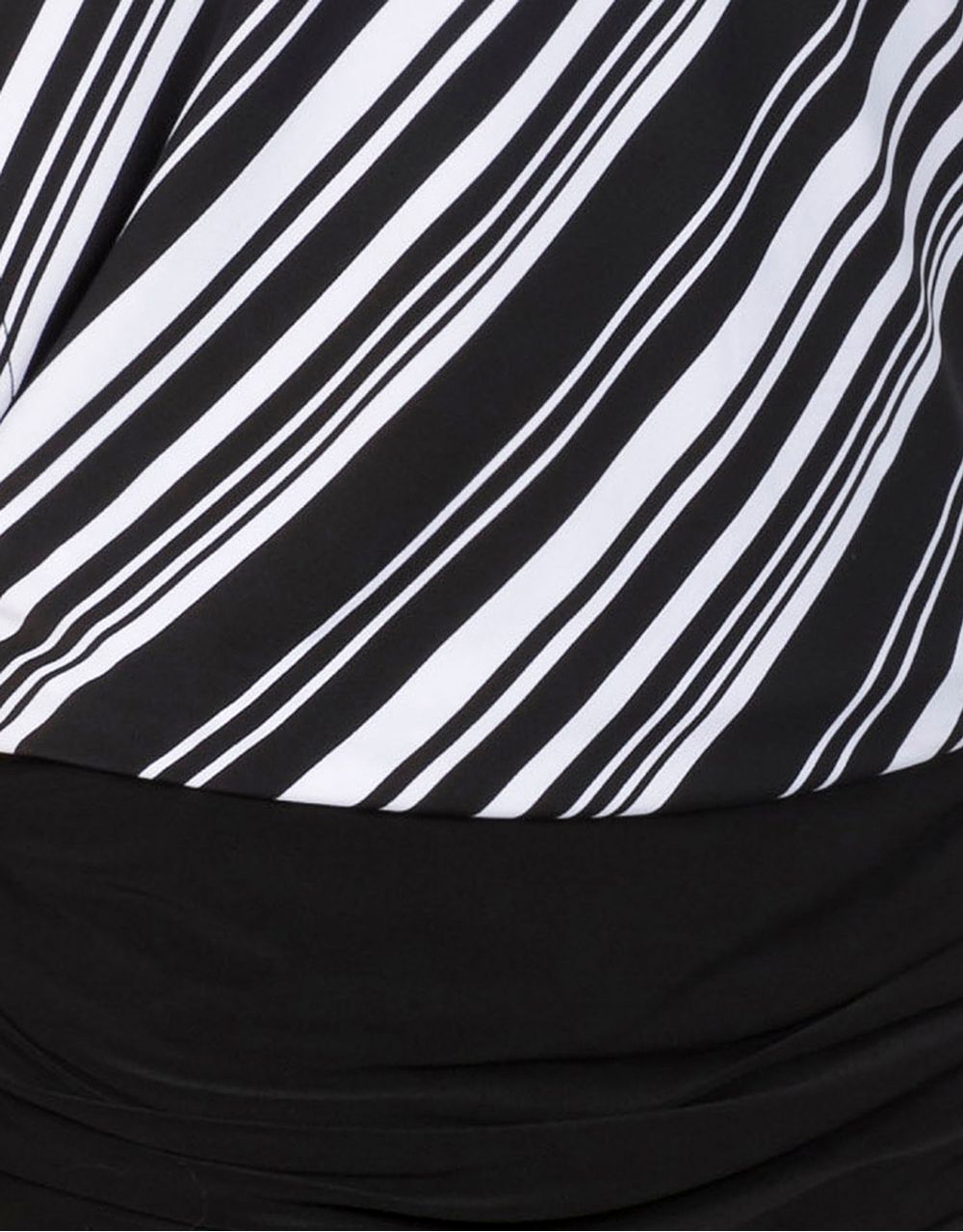 Monochrome Stripe Sleeveless Jersey Top