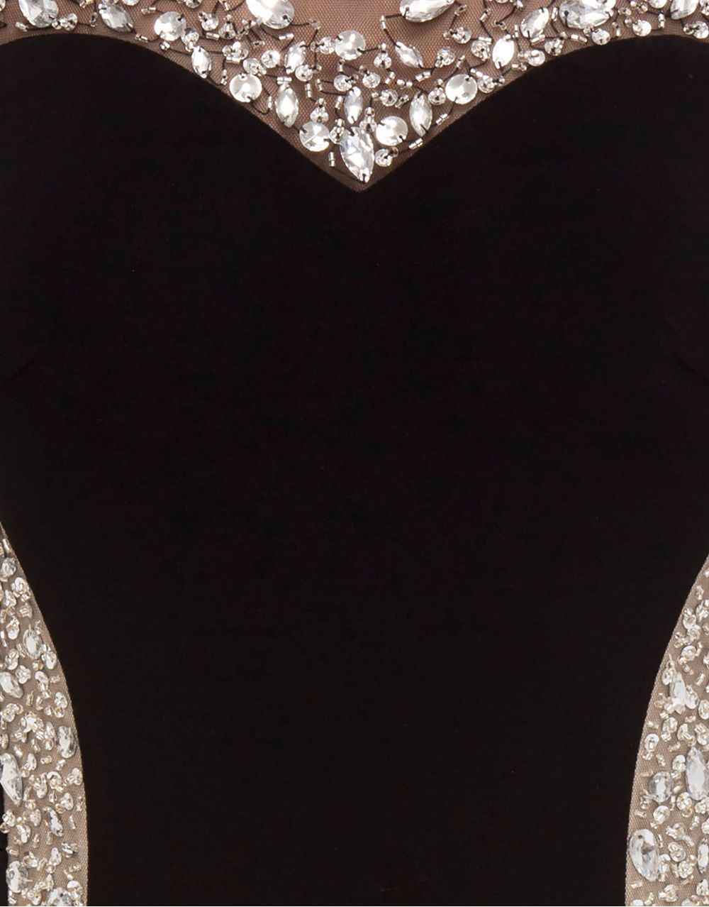 Luxury Embellished Panel Maxi Dress