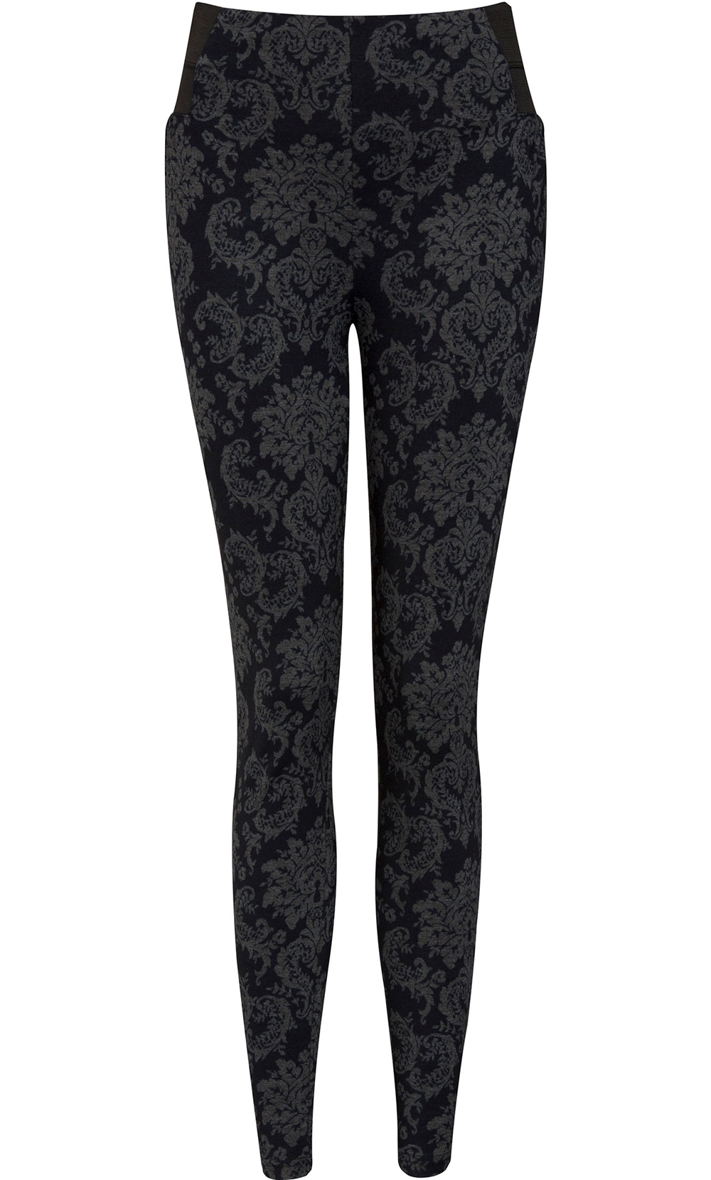 Fitted Pull On Printed Trousers