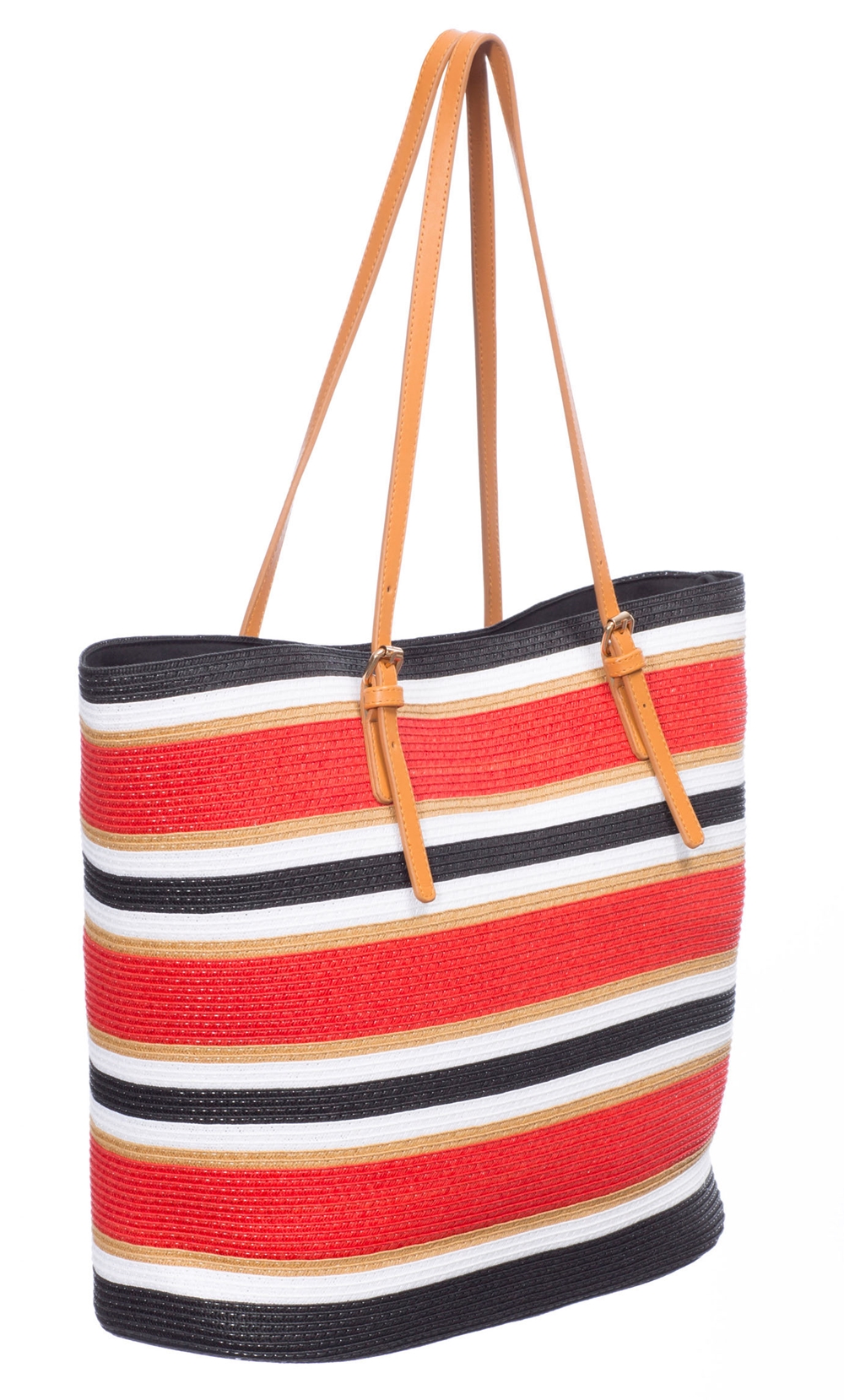 Multi Striped Beach Bag