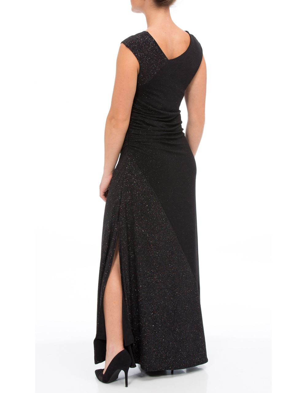 Sleeveless Sparkle Maxi Dress