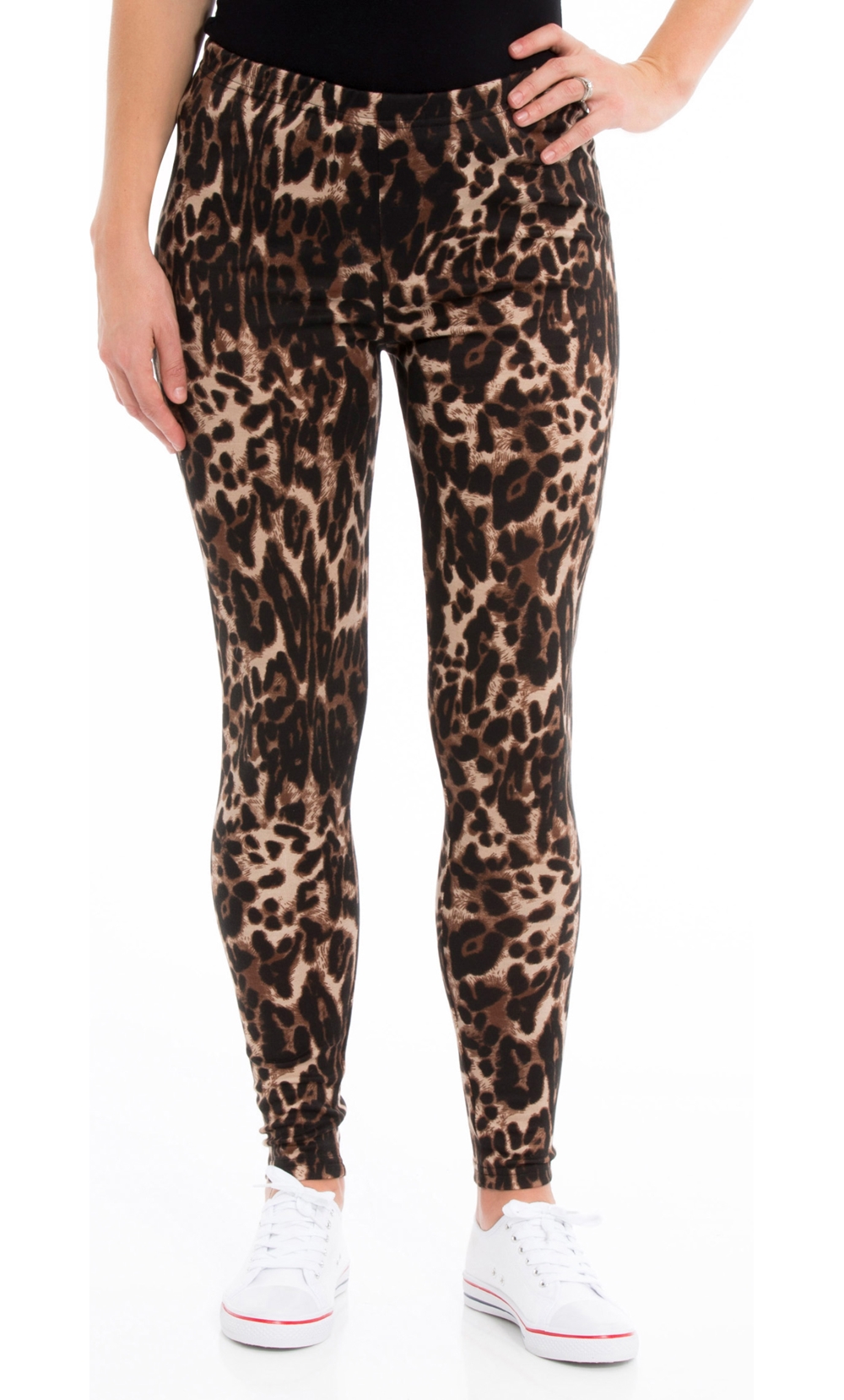 Tiger Queen CAPRI leggings LARGE ONLY -