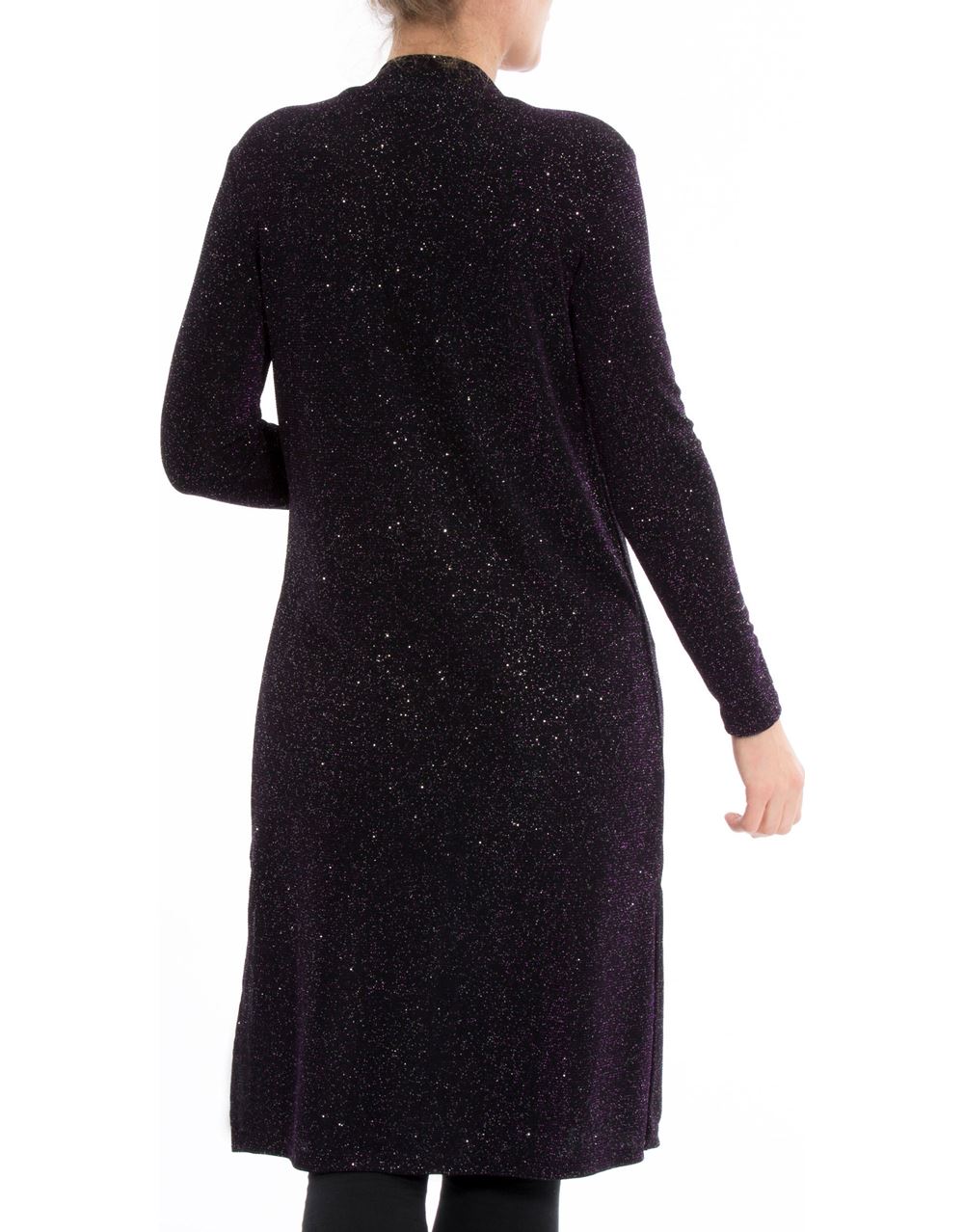 Sparkle Longline Open Cover Up