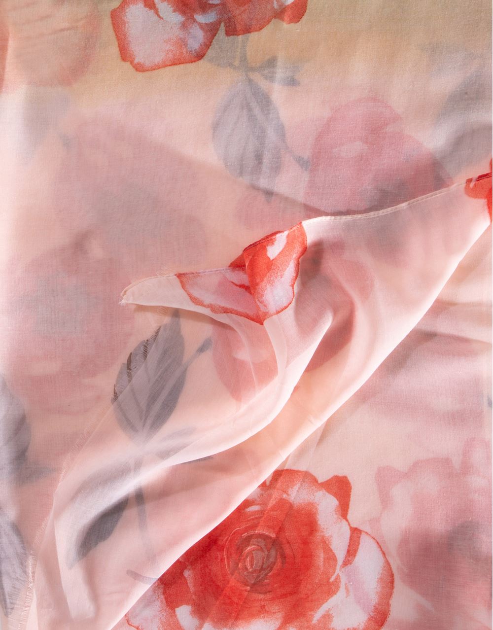 Anna Rose Floral Print Lightweight Scarf