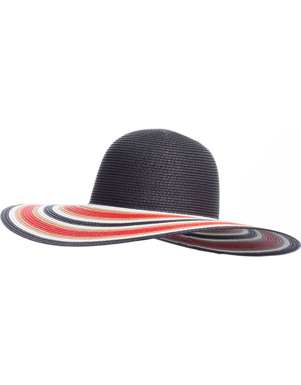 Striped Floppy Hat