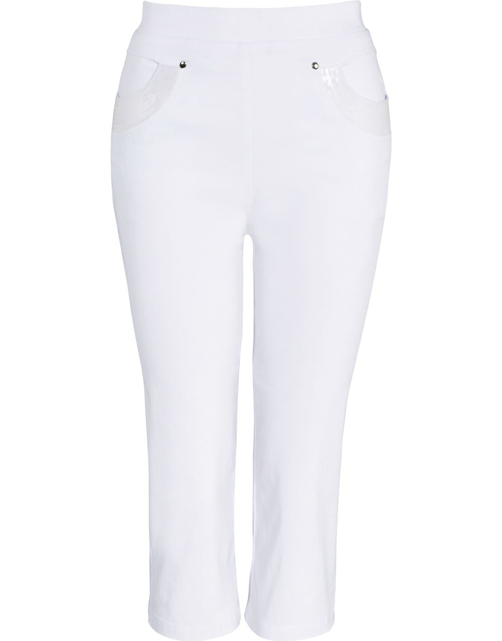 Anna Rose Pull On Cropped Trousers