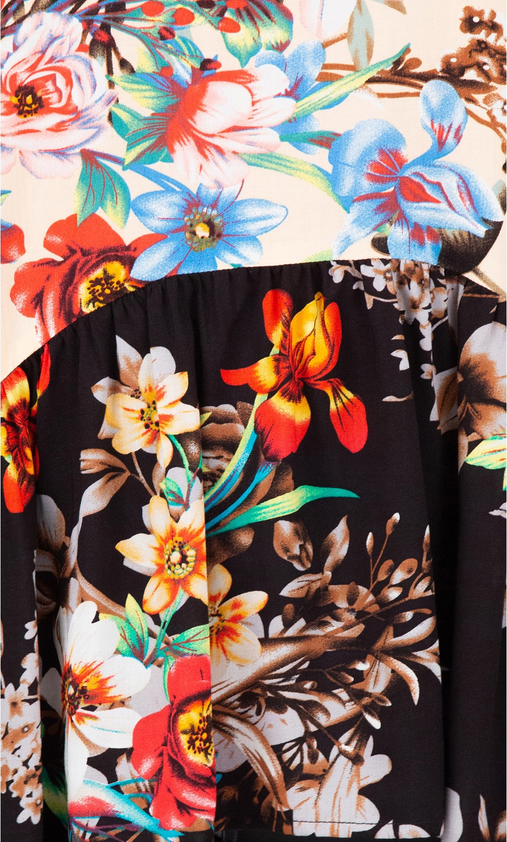 Sleeveless Floral Print Tunic