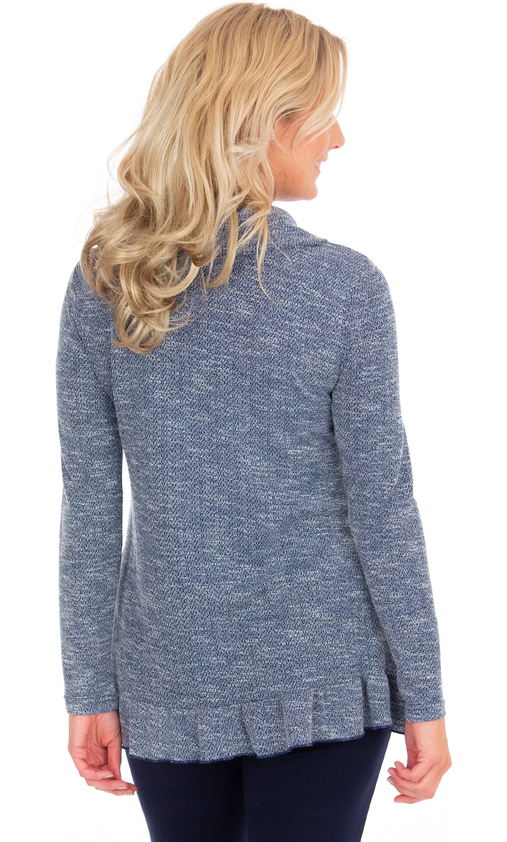 Cowl Neck Long Sleeve Knit Top