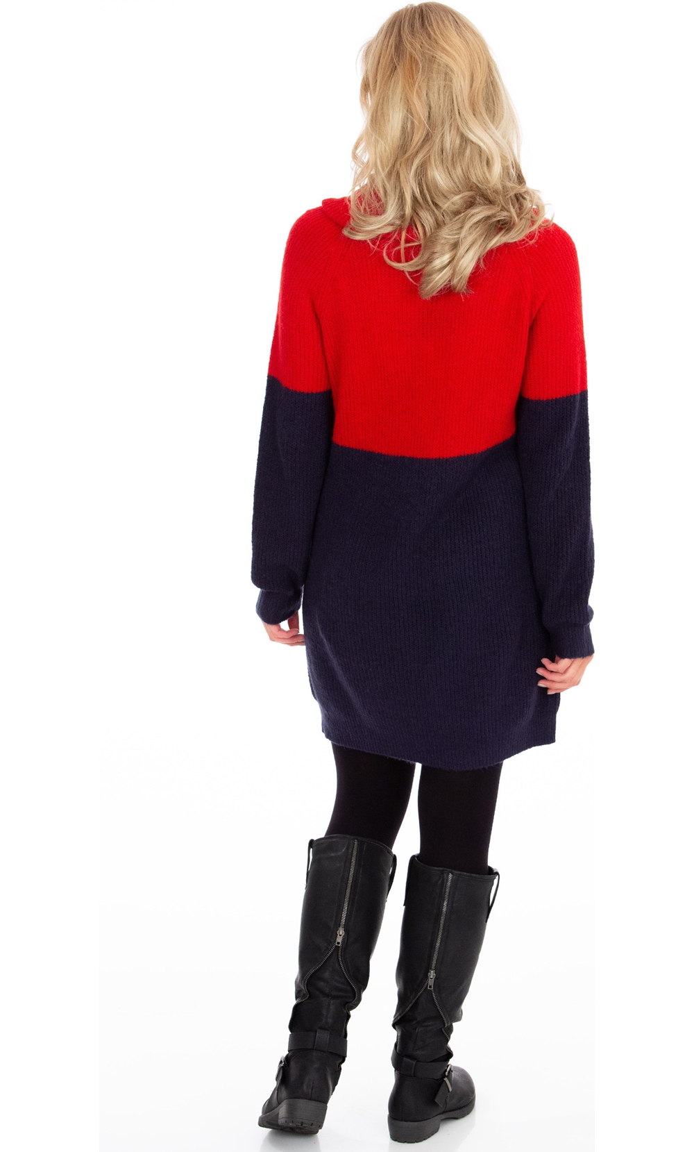 Colour Block Knitted Tunic