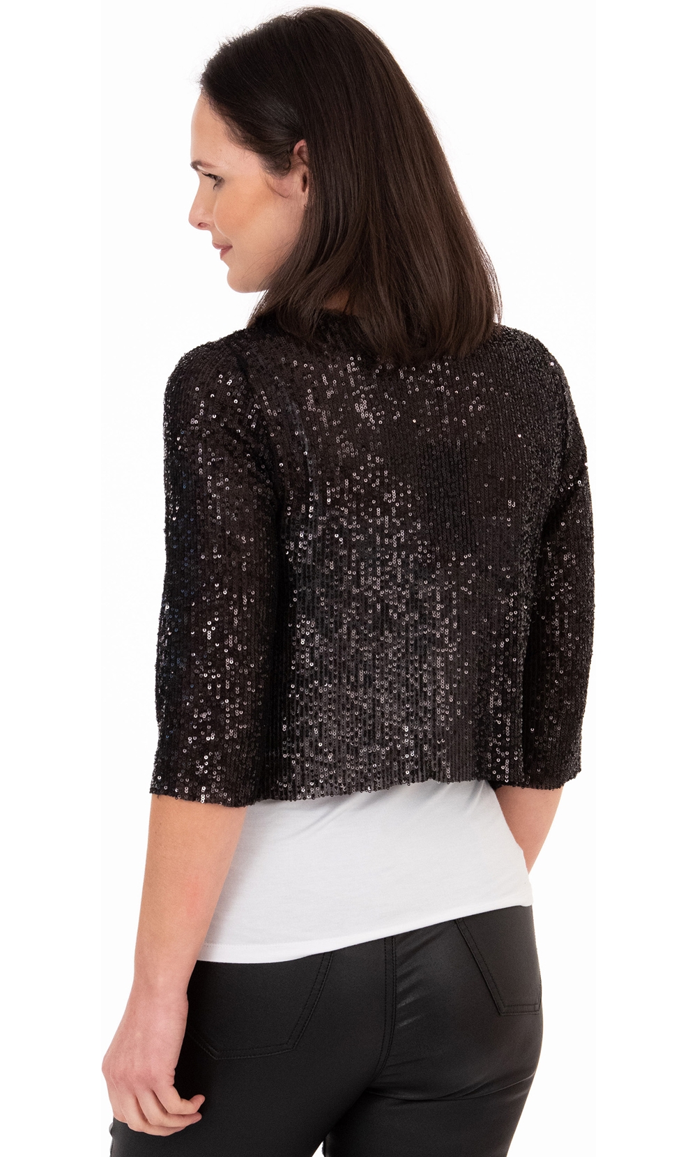 Sequin Shrug Cover Up