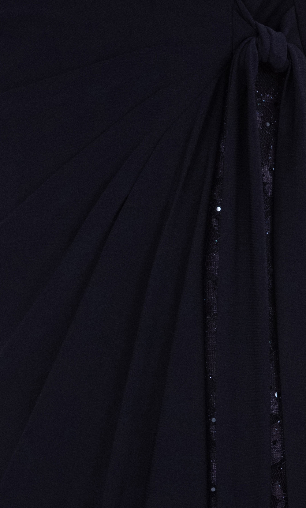 Lace Panelled Sleeveless Maxi Dress