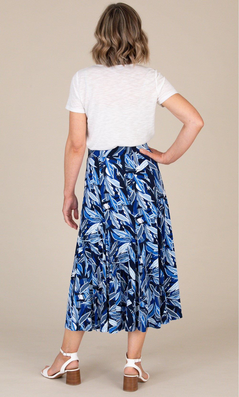 Anna Rose Floral Printed Skirt