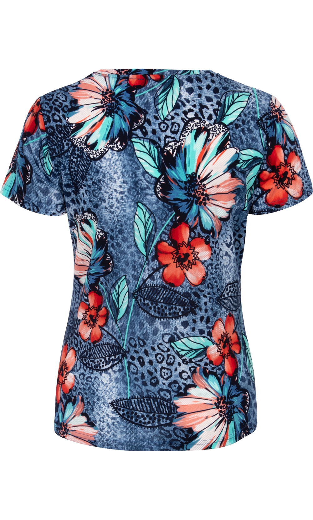 Anna Rose Abstract Print Top