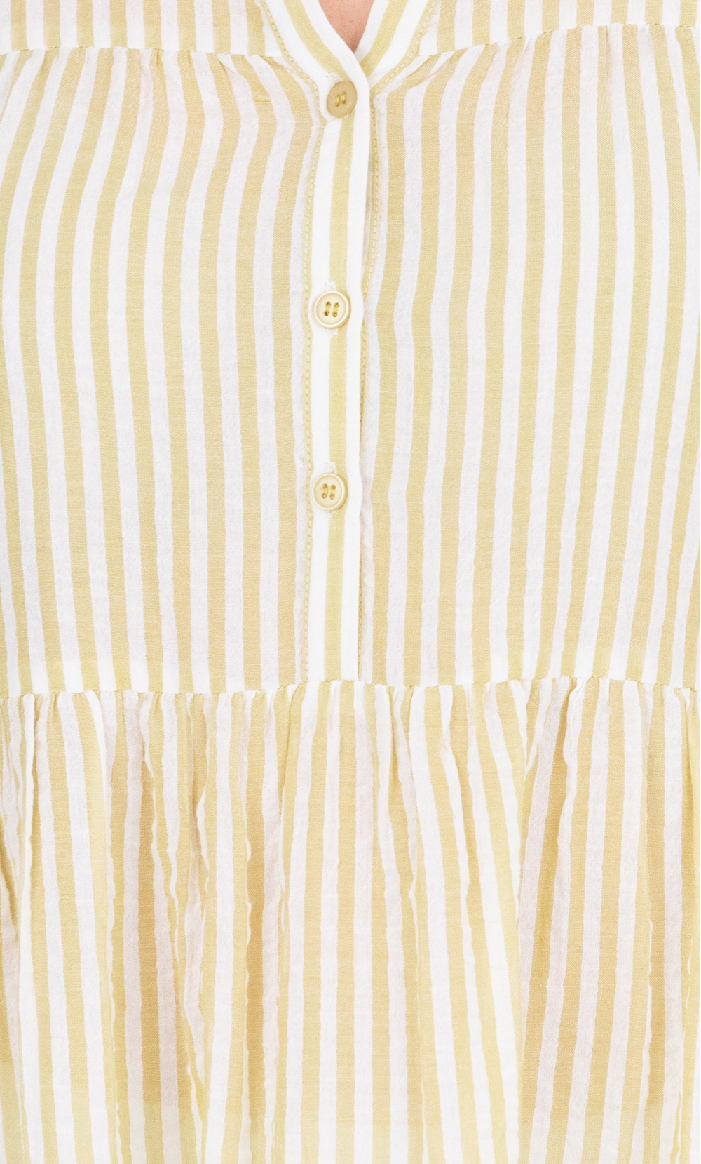 Sleeveless Striped Cotton Tunic