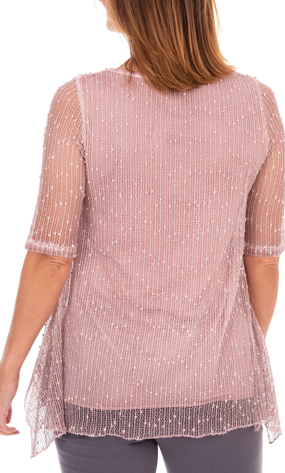 Anna Rose Lace Front Tunic