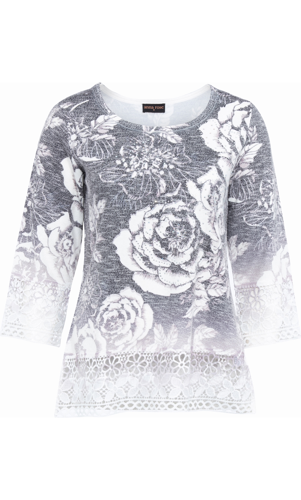 Anna Rose Lace Knitted Top