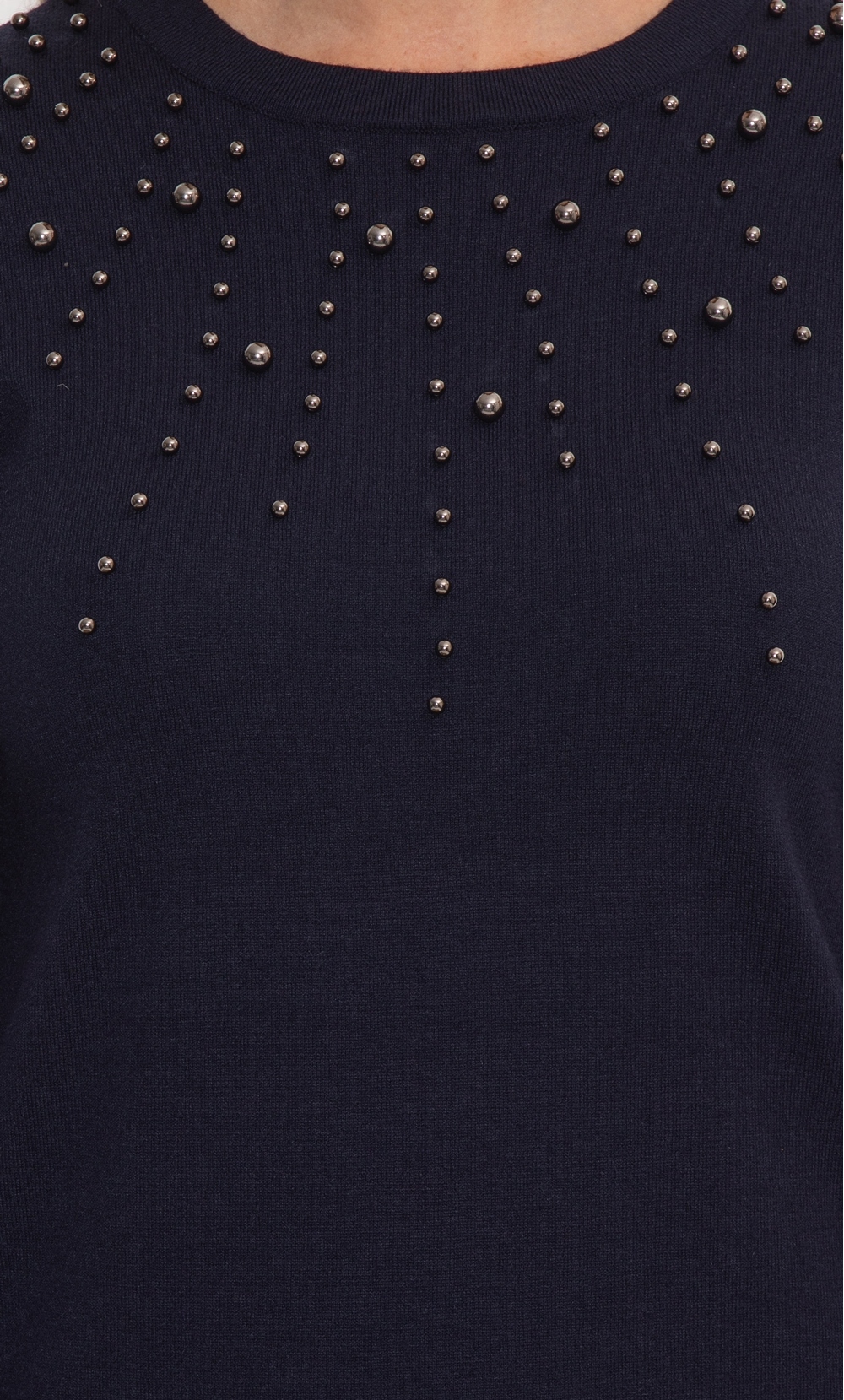 Pearl Embellished Lightweight Top