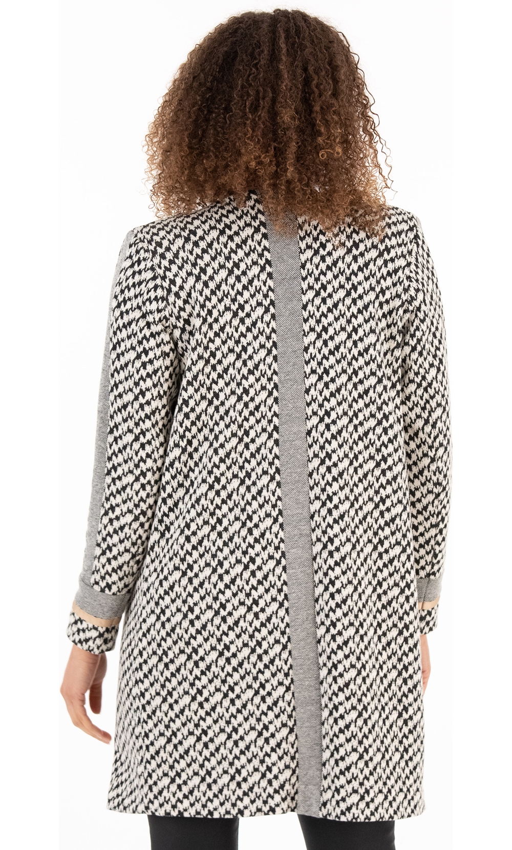 Open Front Knitted Coat