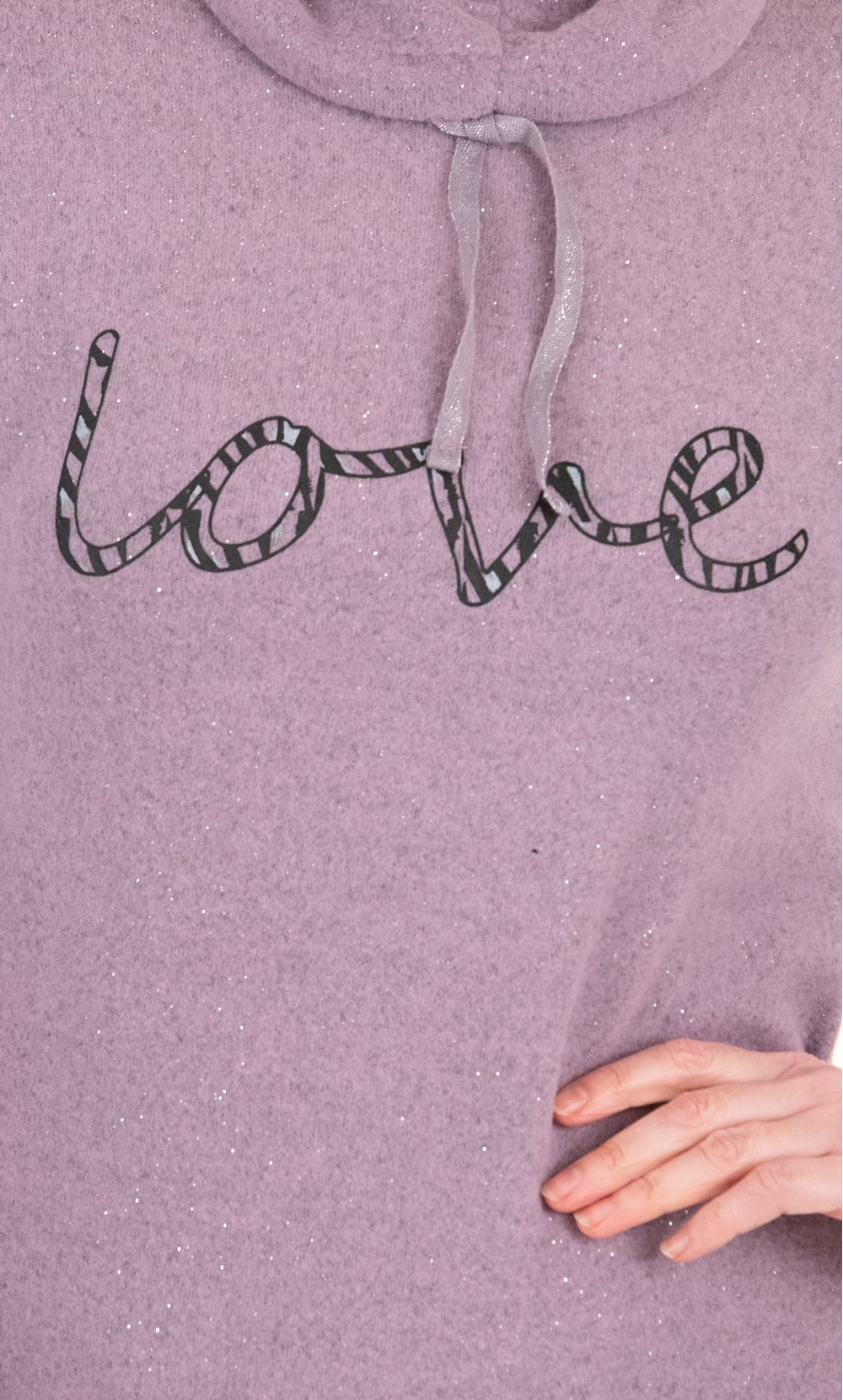 Supersoft Slogan Printed Sweatshirt
