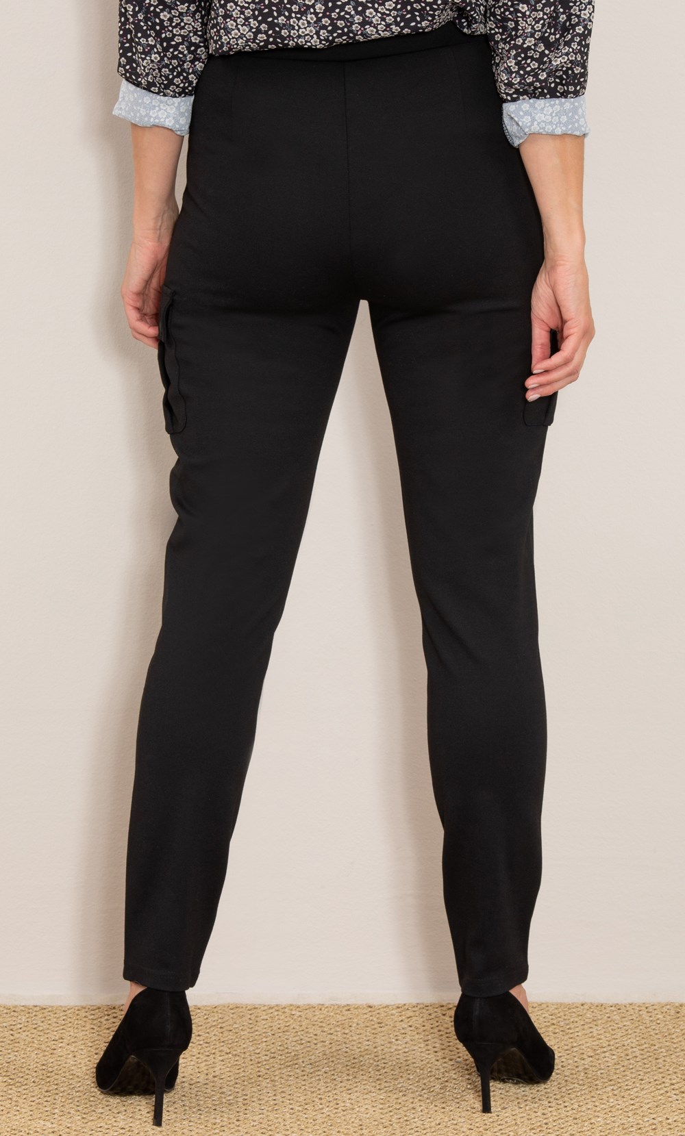 Ponte Pull On Cargo Pocket Trousers