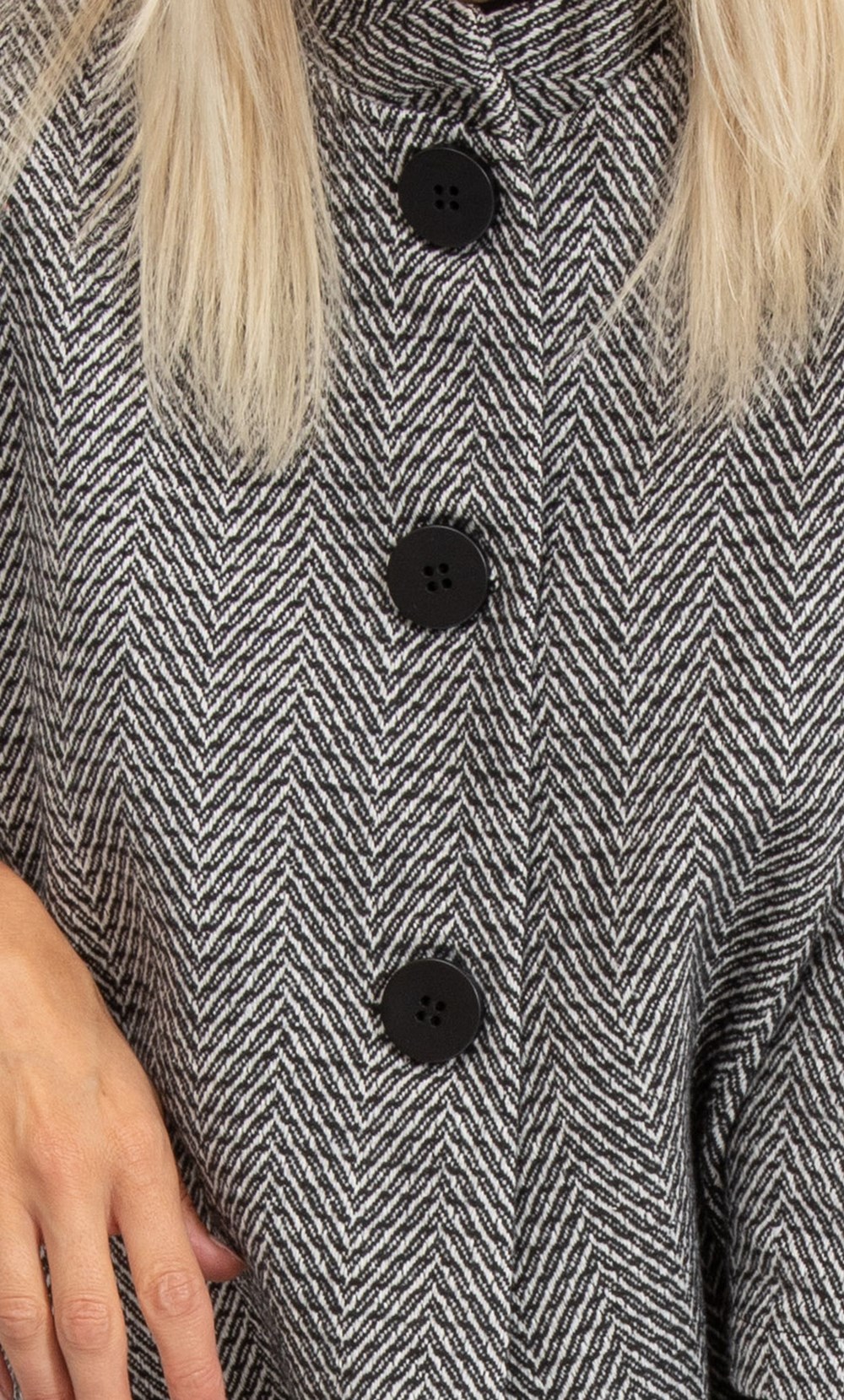 Herringbone Button Jacket