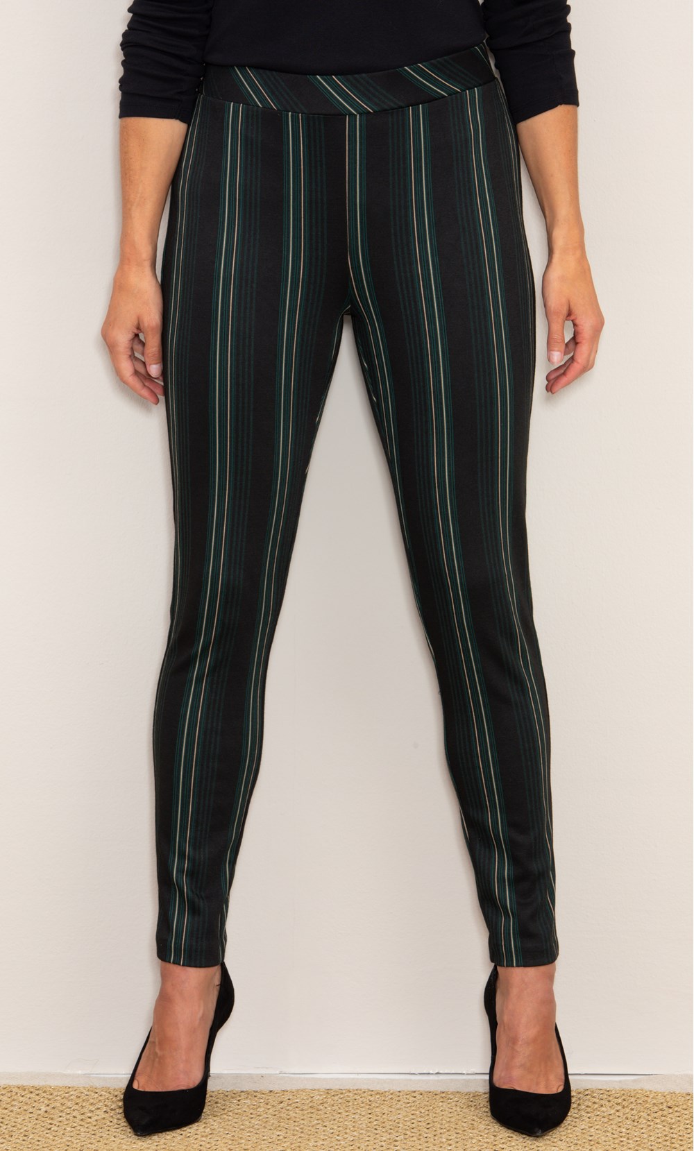 Striped pull sale on pants