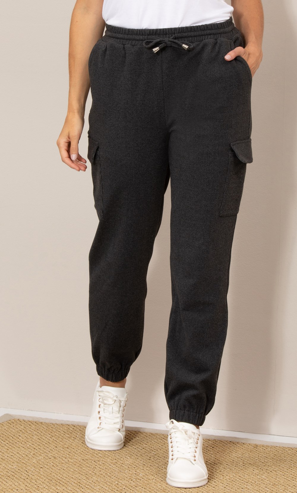 Cargo Pocket Jersey Joggers