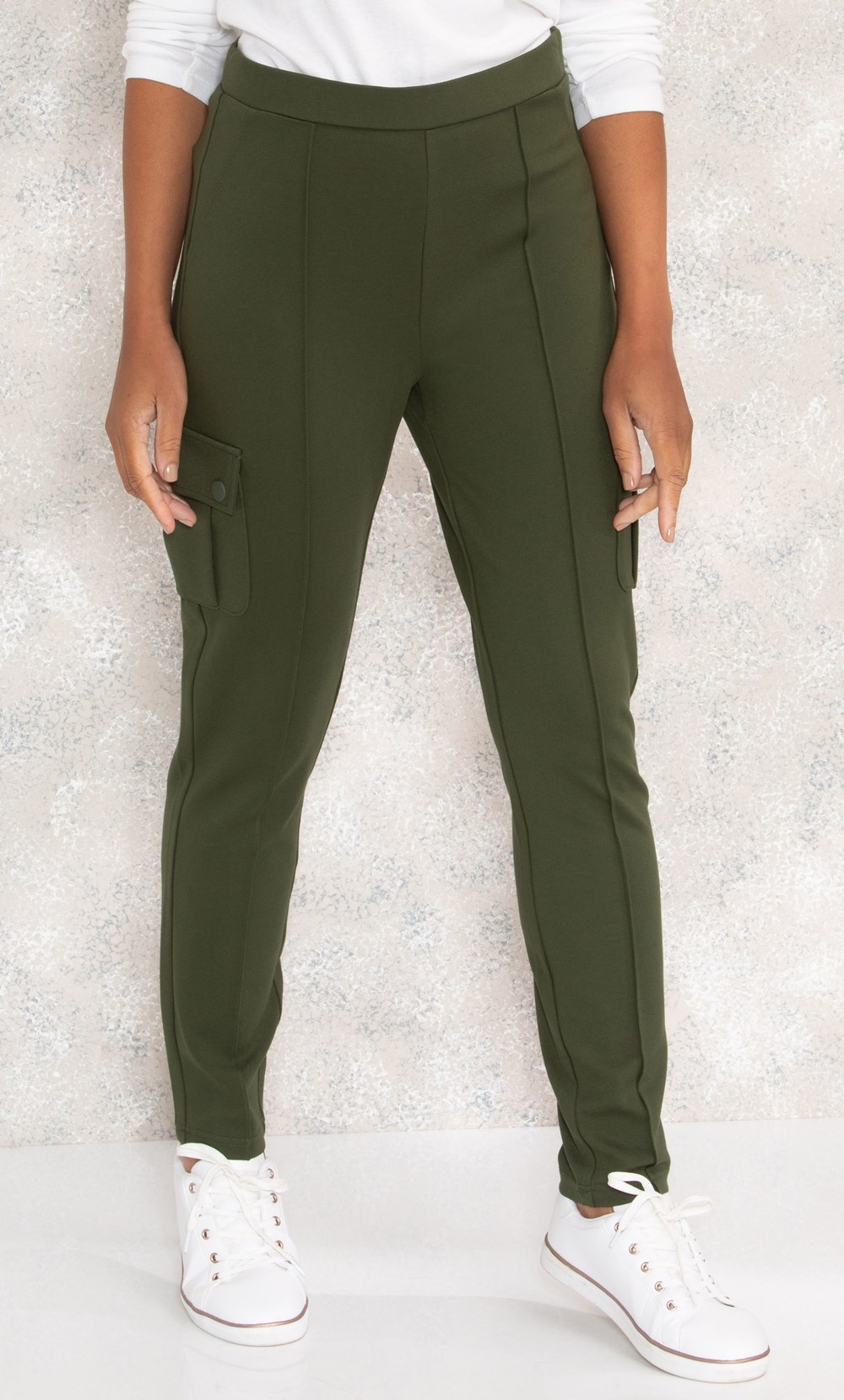 Ponte Pull On Cargo Pocket Trousers