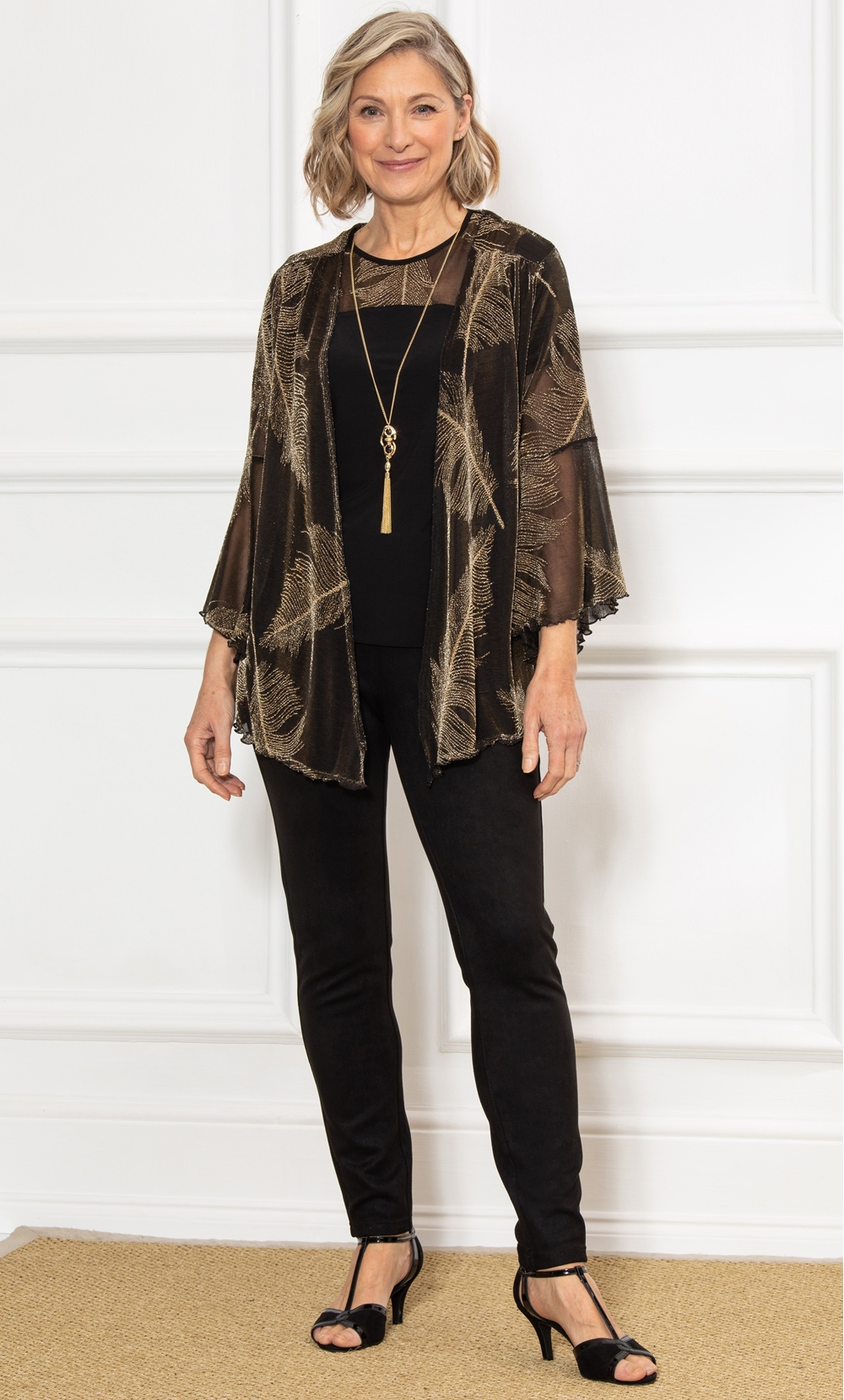 Anna Rose Top And Cover Up With Necklace