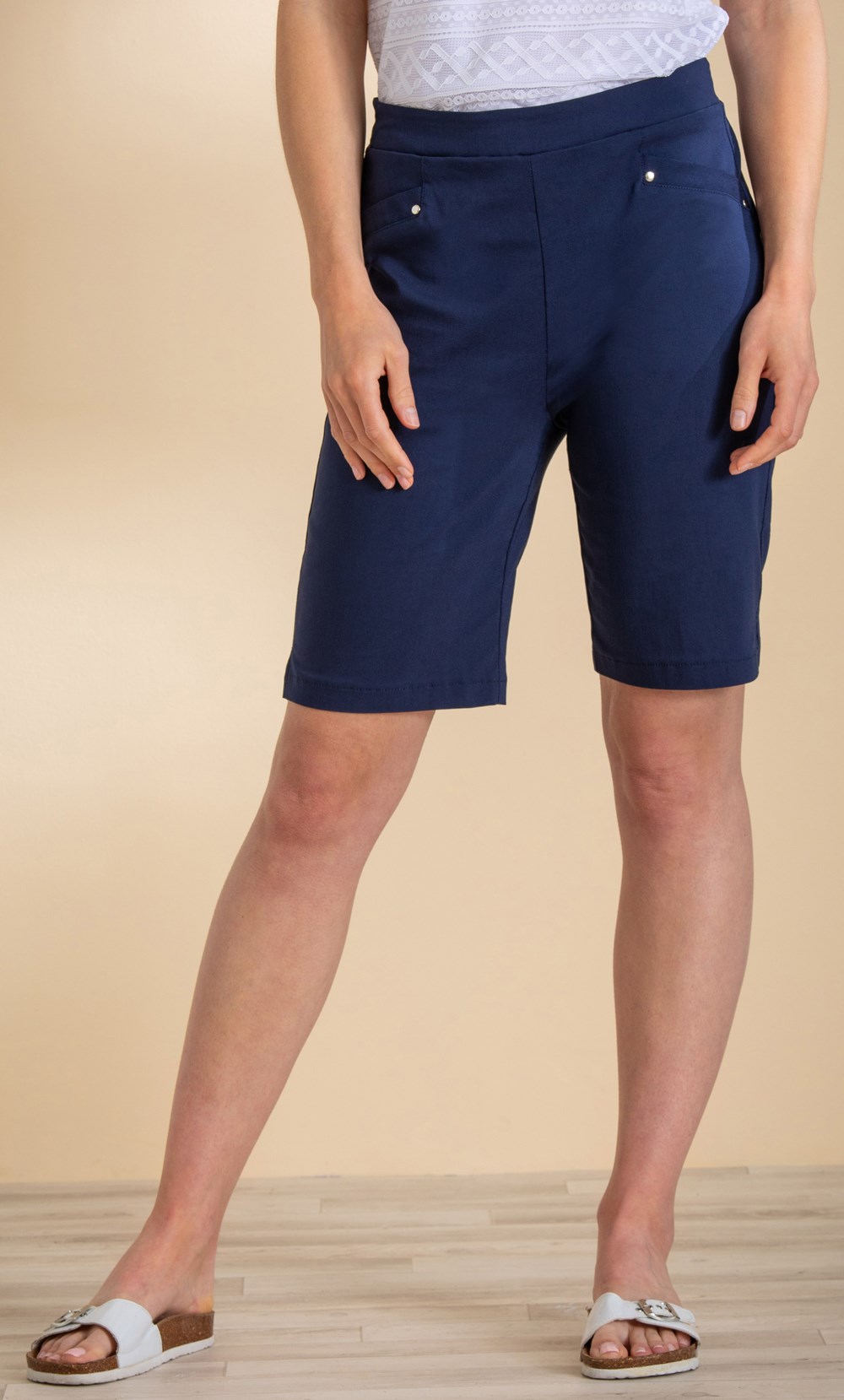 Pull On Stretch Shorts
