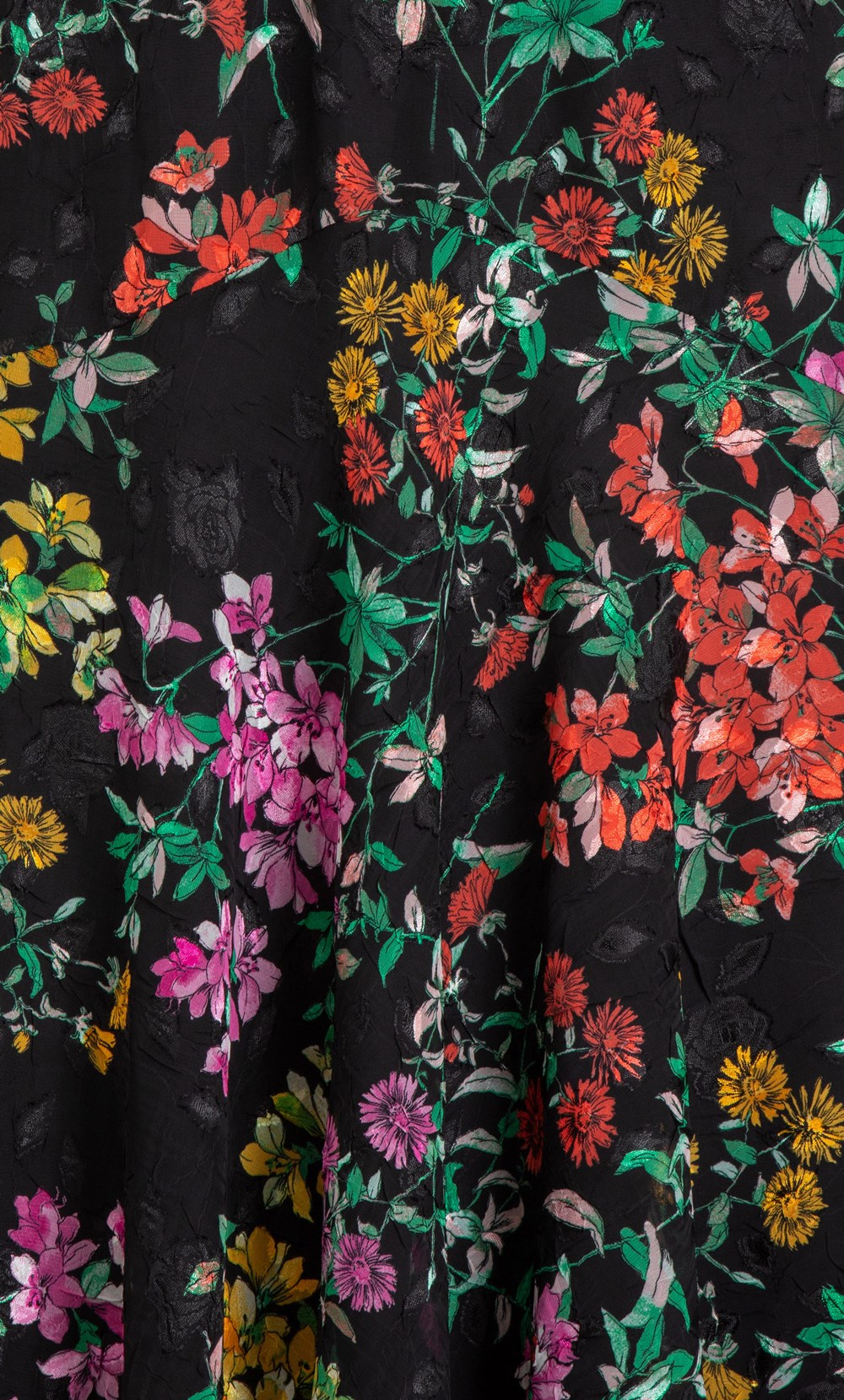 Anna Rose Floral Print Bias Cut Midi Skirt