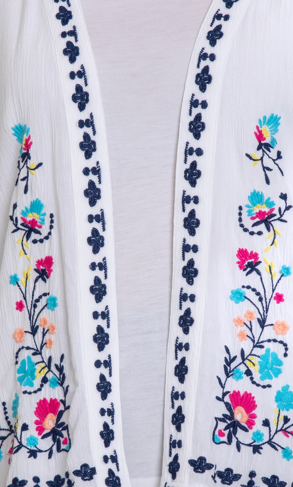 Anna Rose Embroidered Boho Cover Up