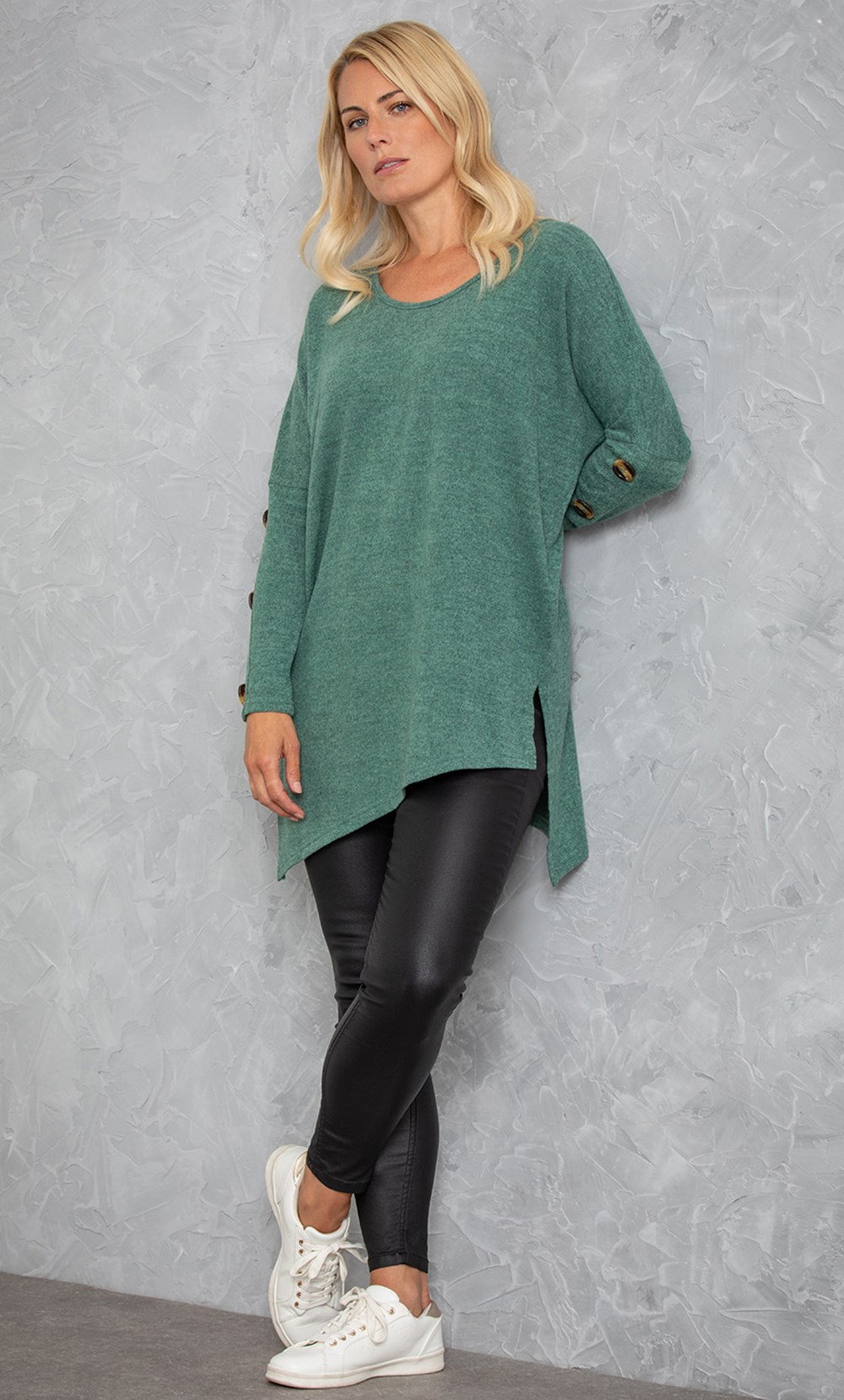 Oversized Knitted Tunic