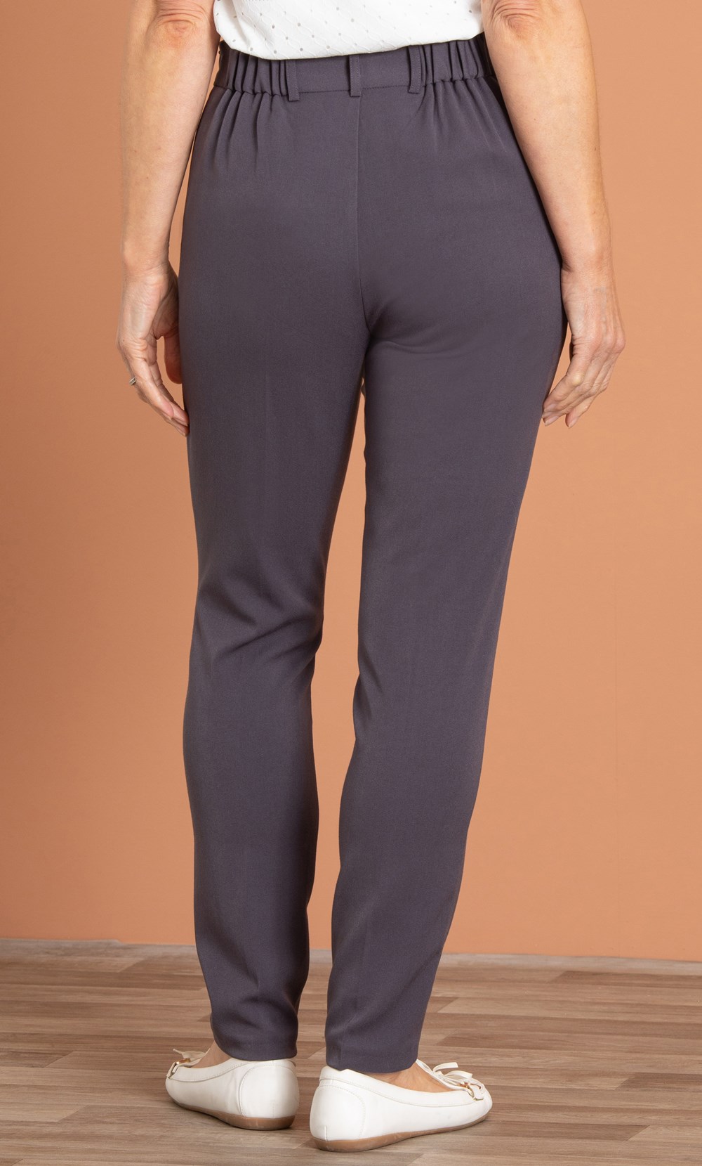 Anna Rose Slim Leg Trousers 27 Inch