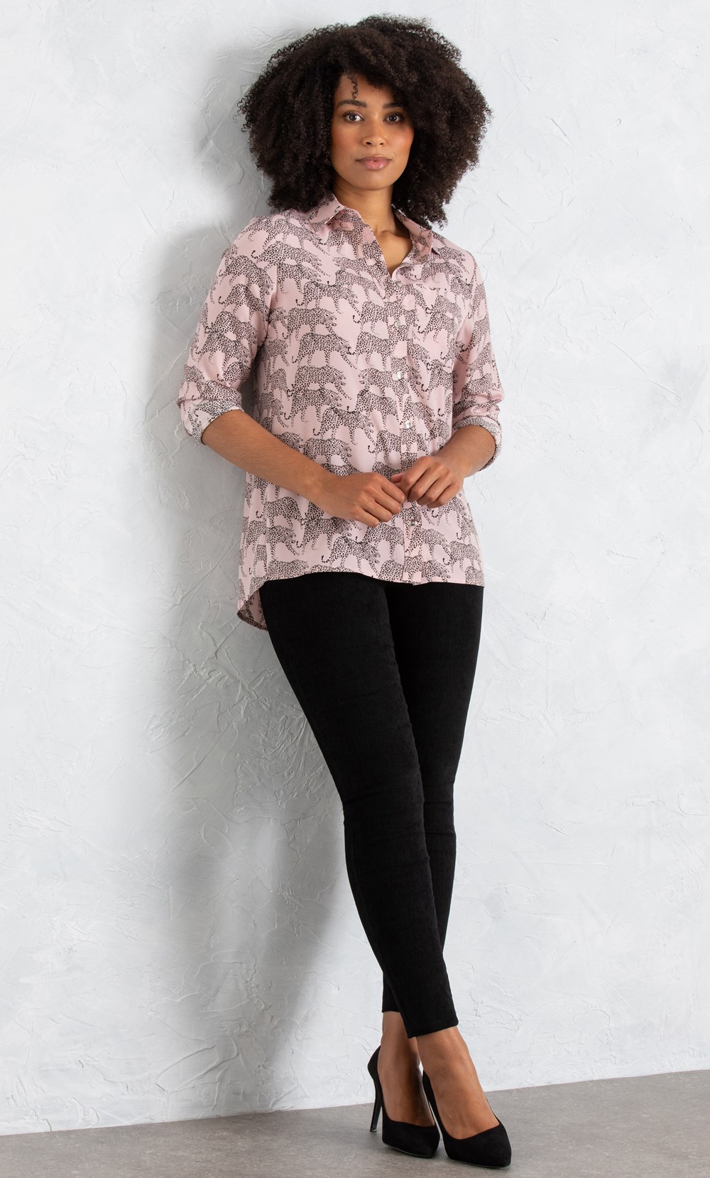 Long Sleeve Leopard Shirt