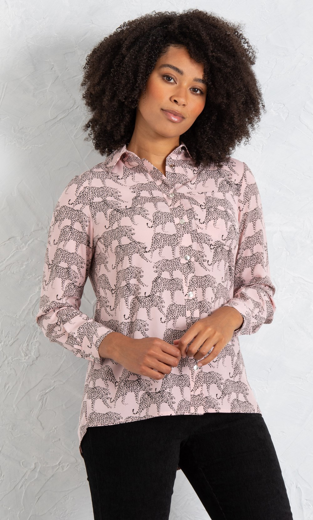 Long Sleeve Leopard Shirt