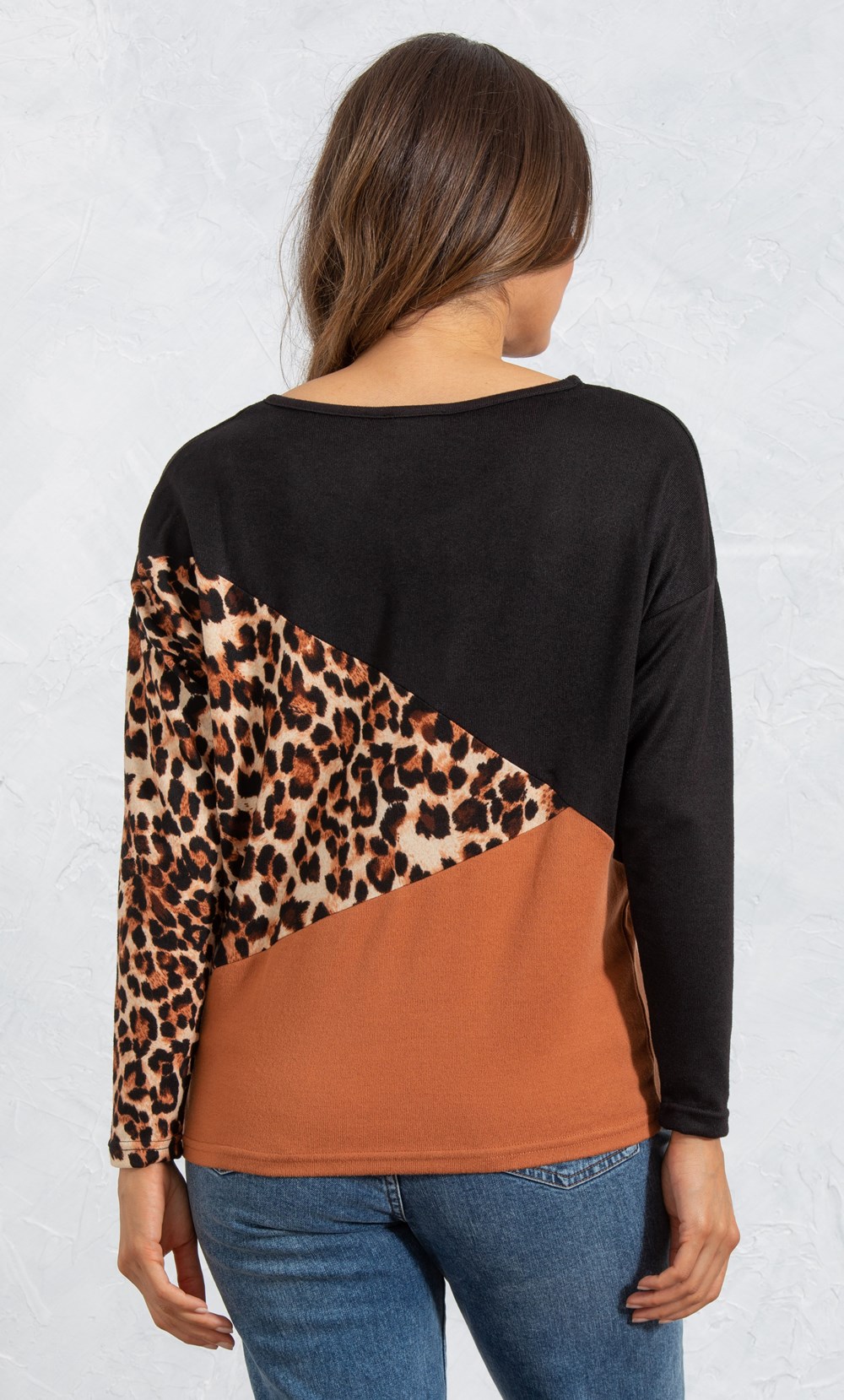 Embellished Batwing Knit Top