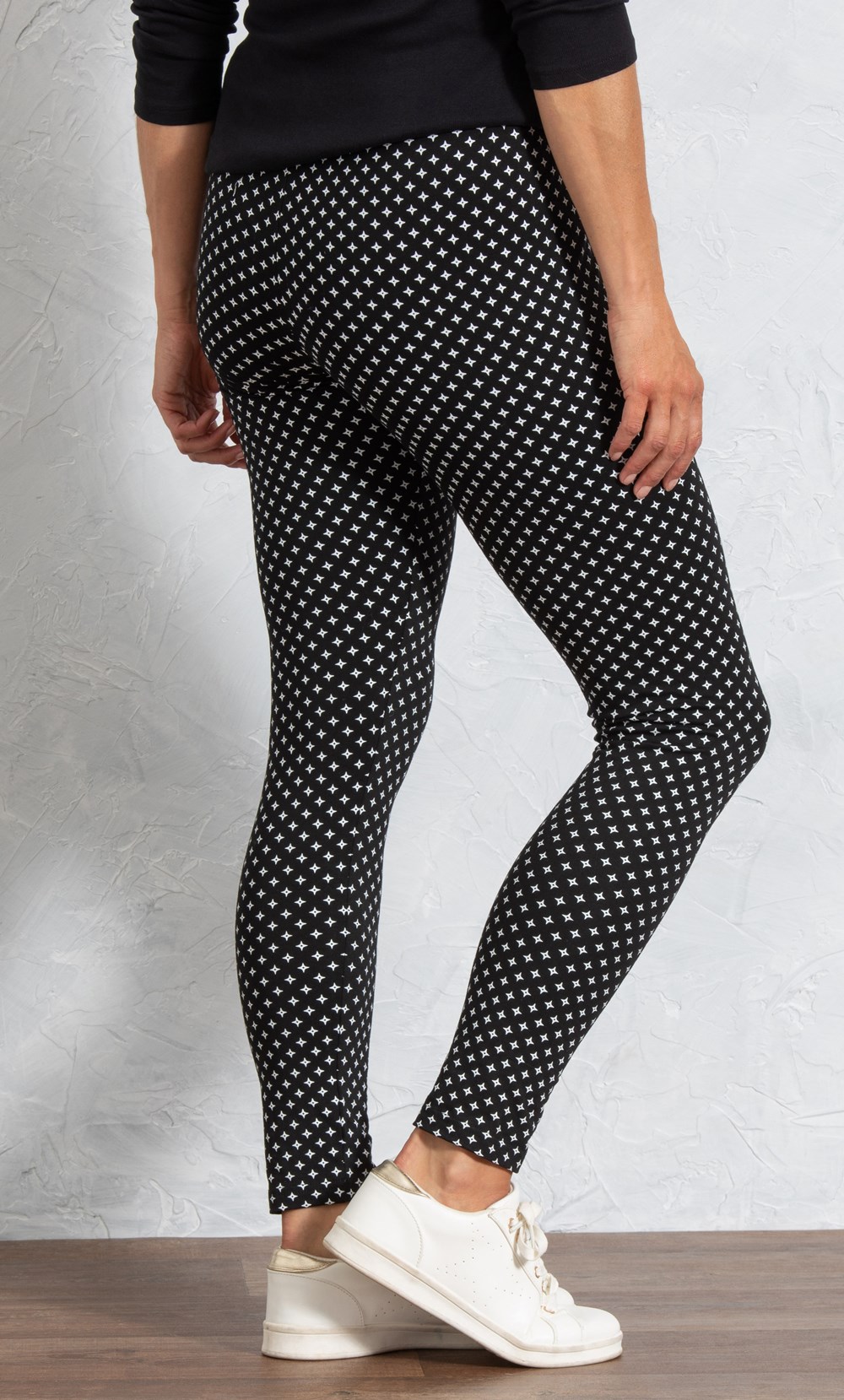 Star Printed Full Length Leggings