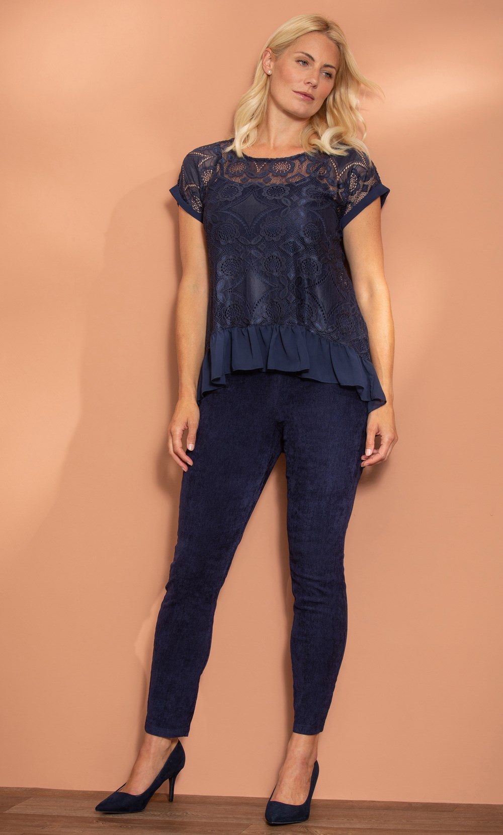 Short Sleeve Lace Top