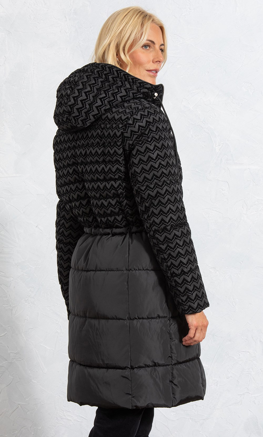 Flock Panel Padded Coat