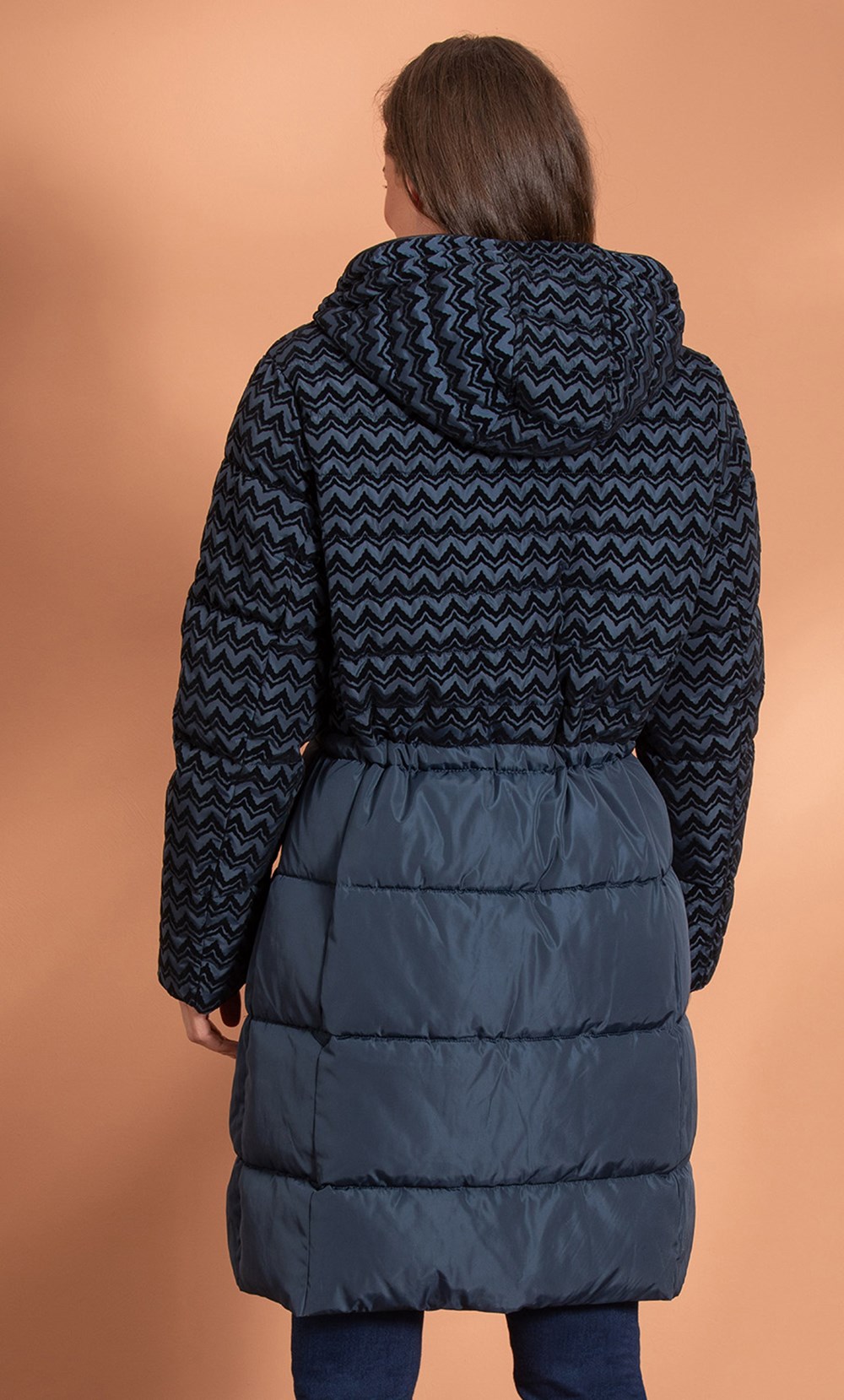 Flock Panel Padded Coat