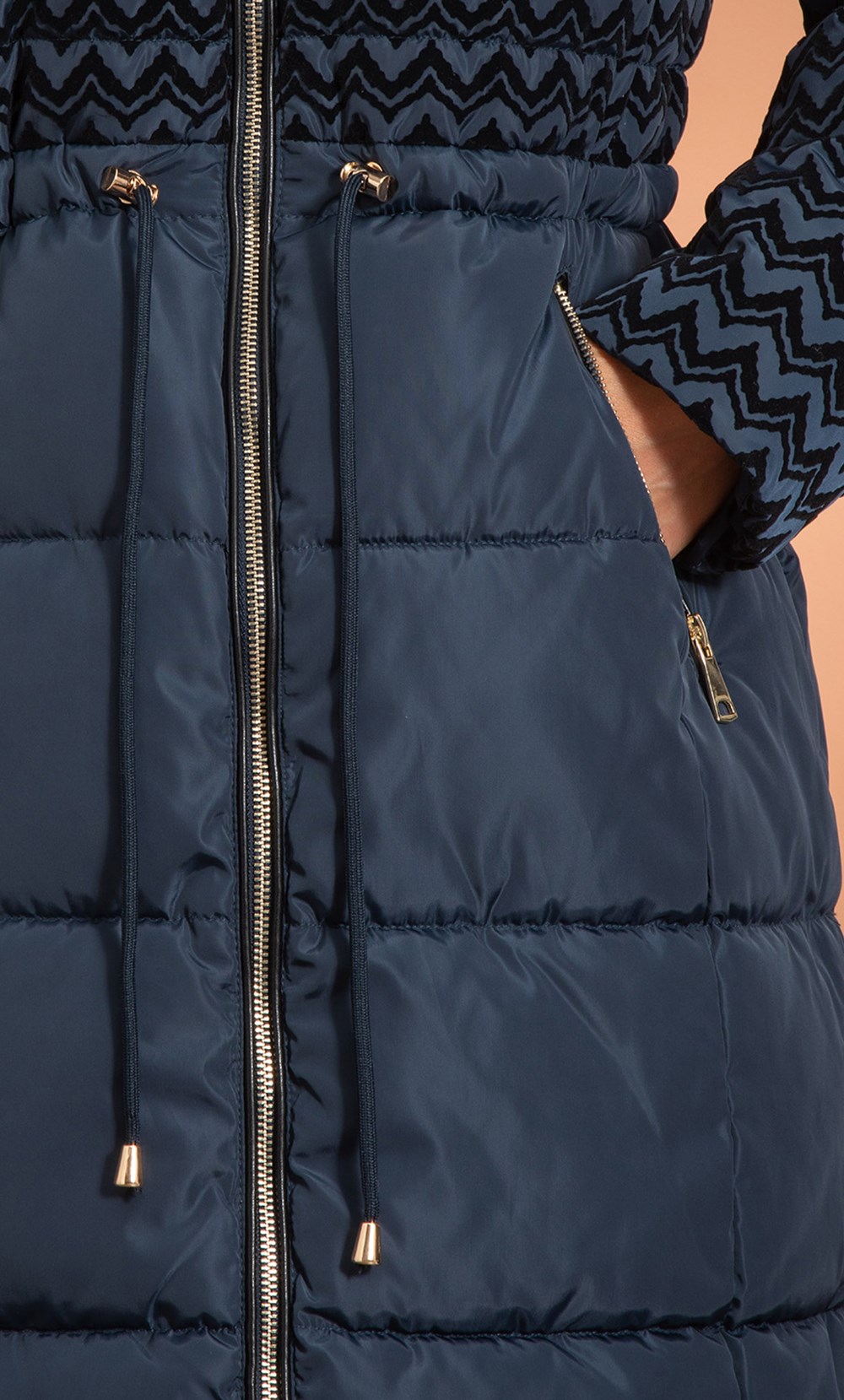 Flock Panel Padded Coat