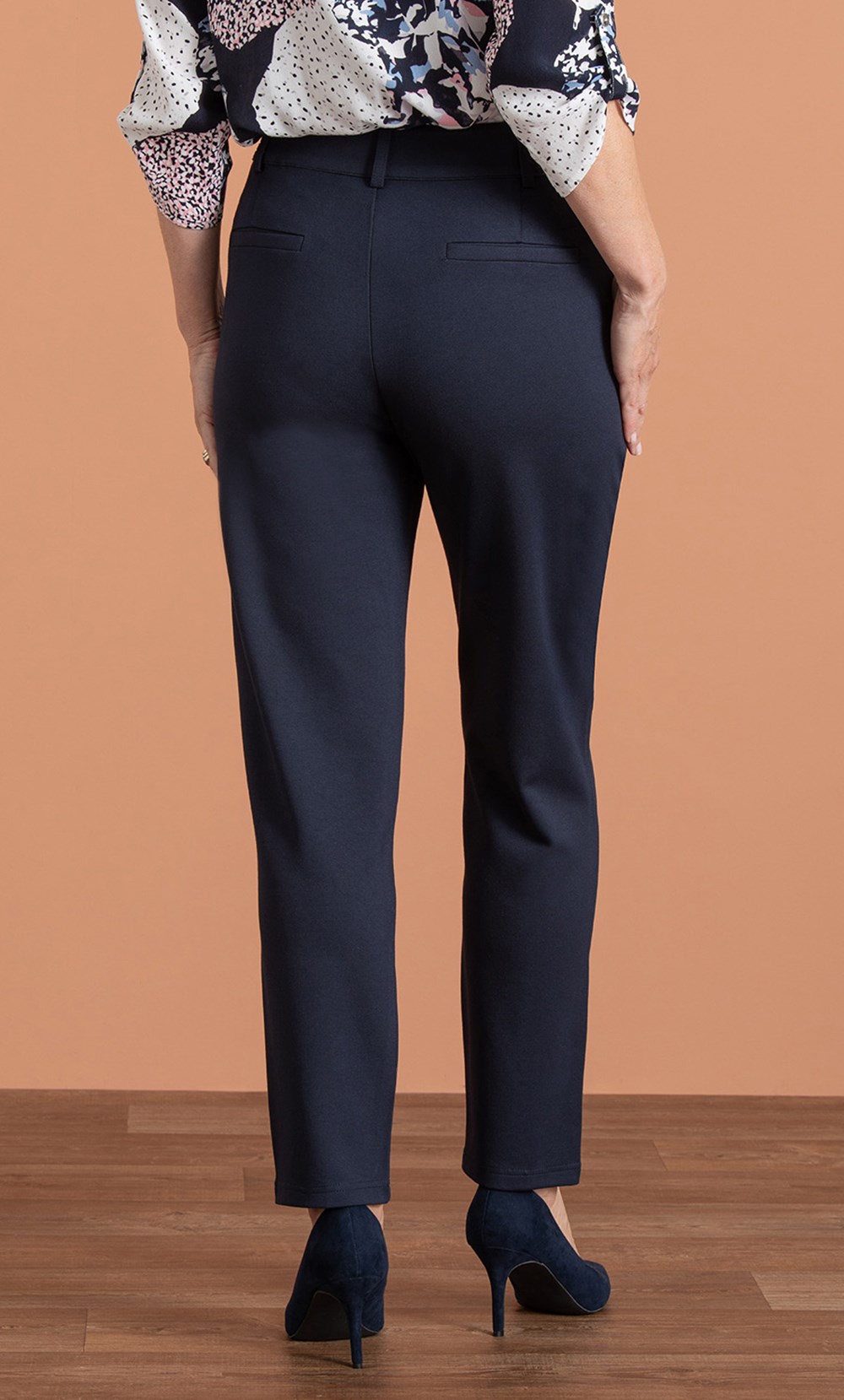 Anna Rose Ponte Slim Leg Trousers