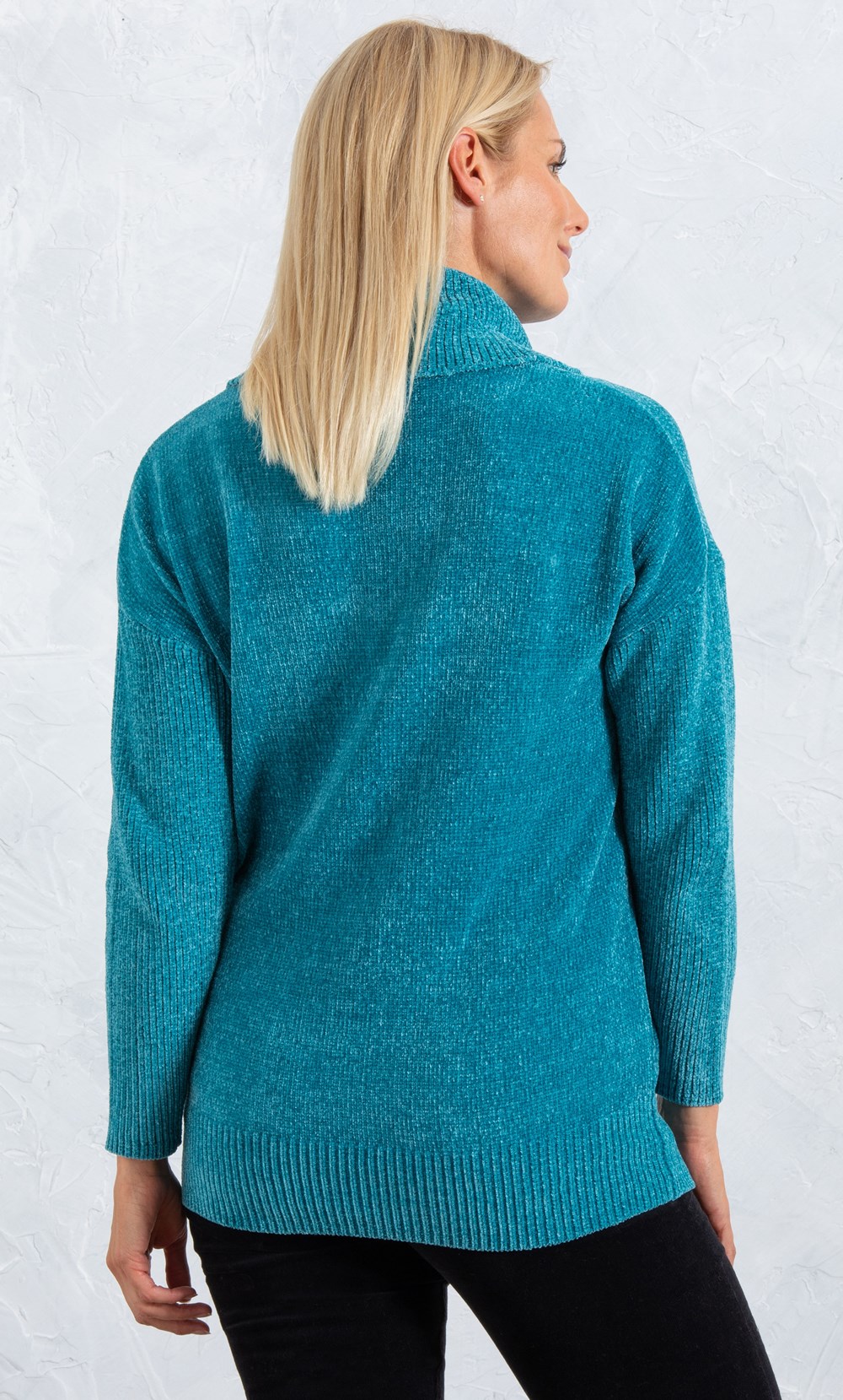 Cowl Neck Chenille Knit Top