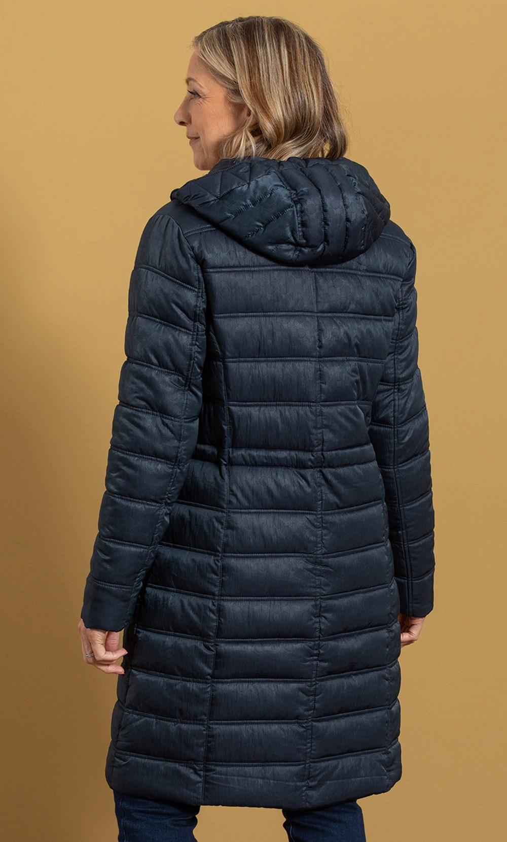 Anna Rose Hooded Quilted Coat