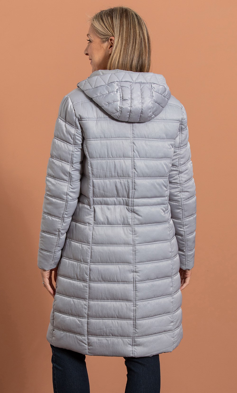 Anna Rose Hooded Quilted Coat