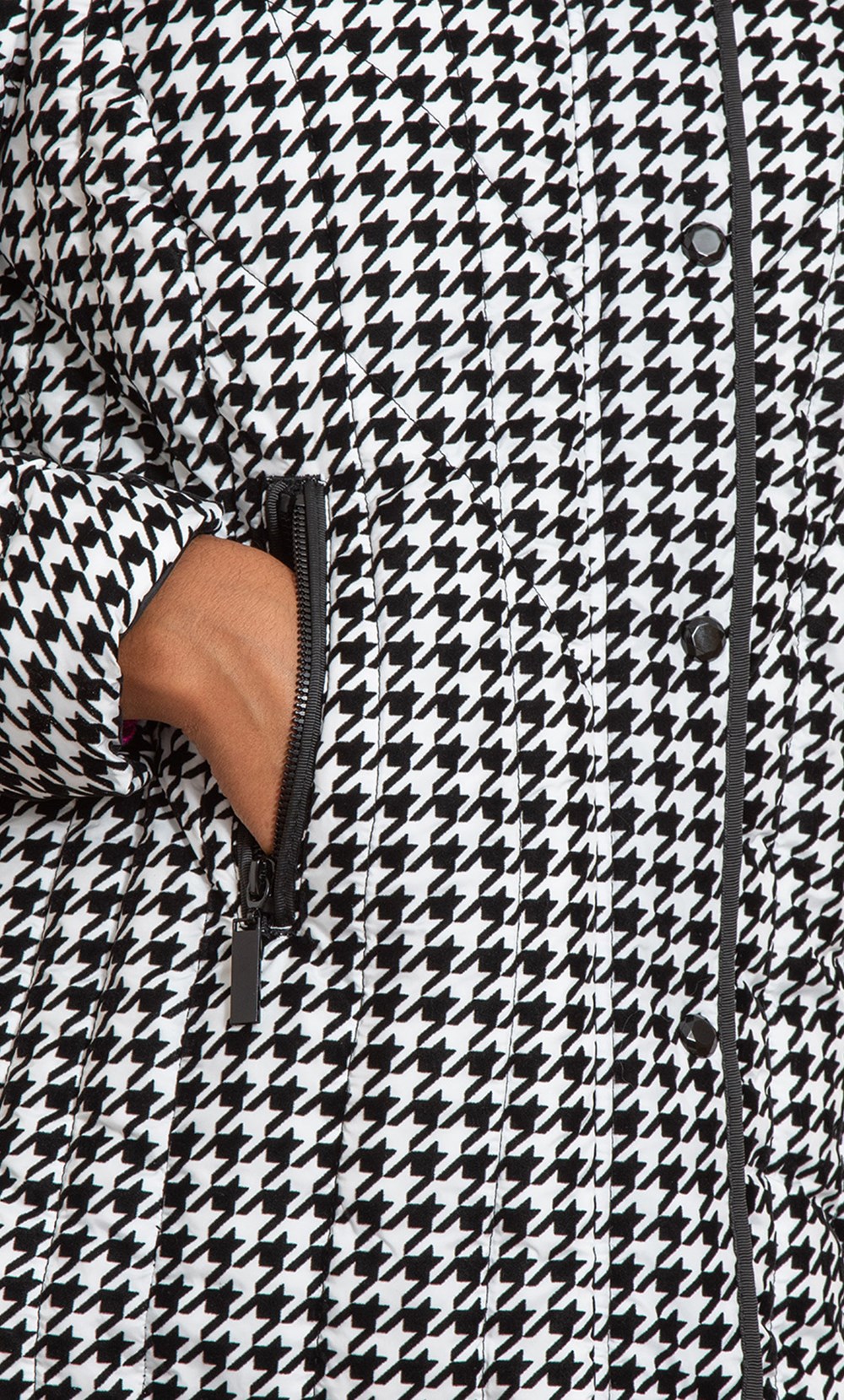 Flocked Dogtooth Jacket