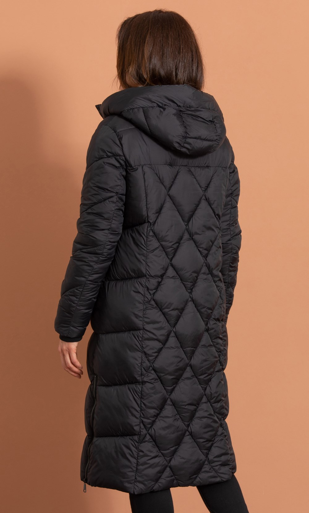 Padded Long Hooded Coat