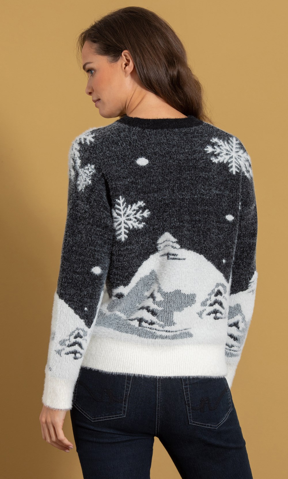 Snow Scene Christmas Jumper